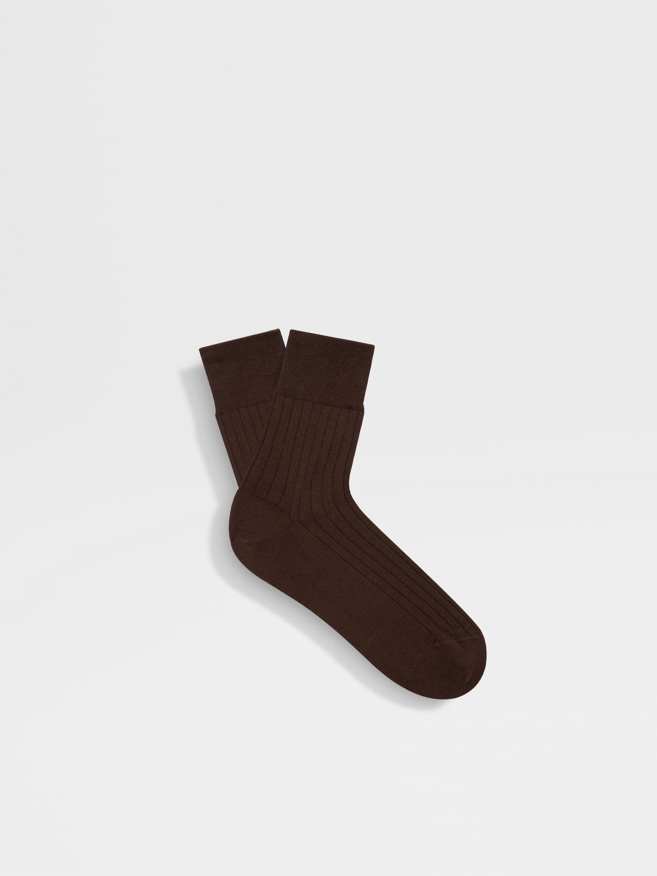 Brown Cotton Cashmere and Silk Socks Main product photo