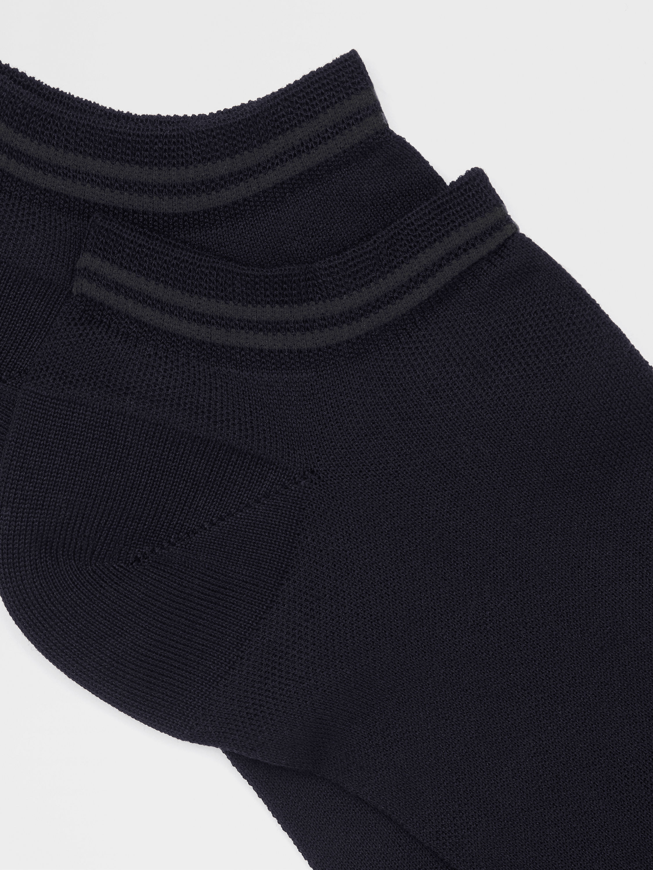 Navy Blue Cotton Blend Socks Product detail photo #1