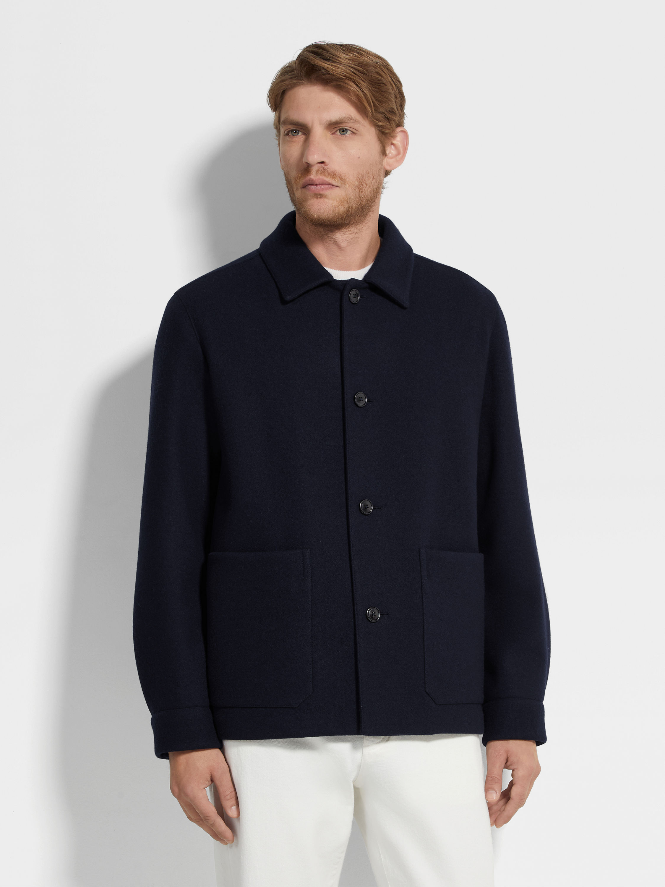 Jerseywear Wool and Cashmere Alpe Chore Jacket Product detail photo #3