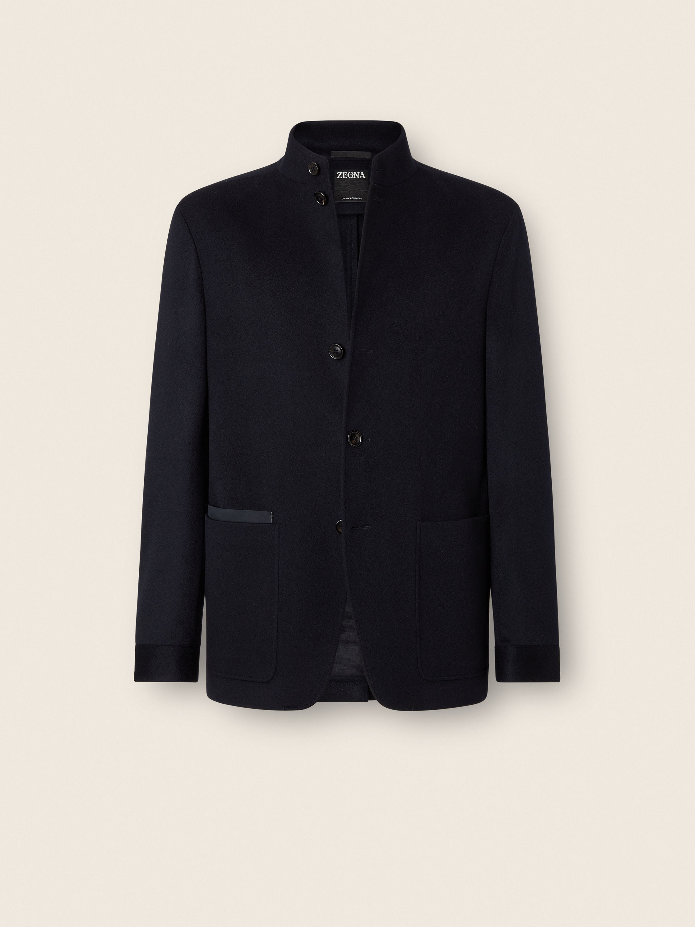 Navy Blue Oasi Cashmere Il Conte Jacket Main product photo