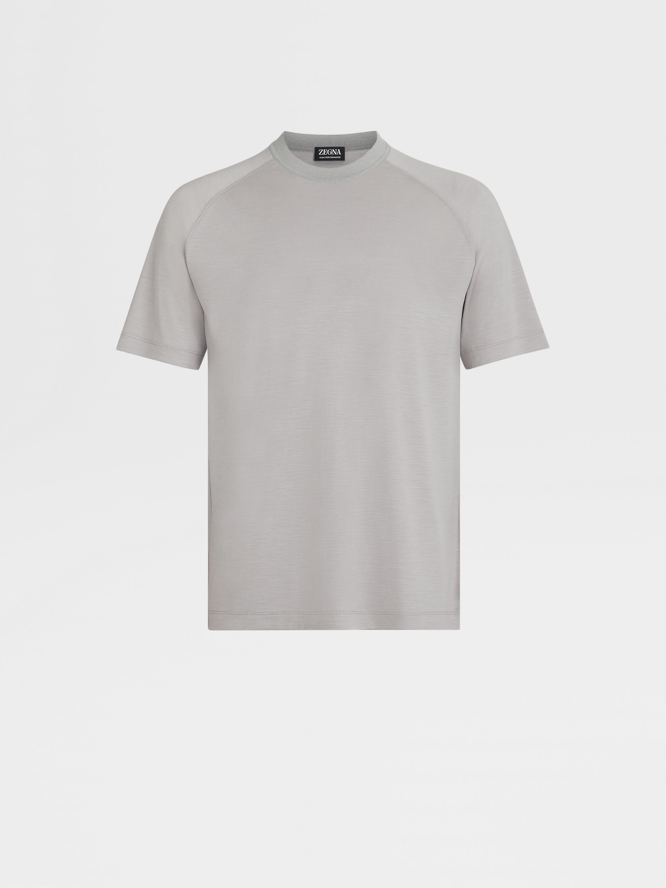 Grey Mélange High Performance™ Wool Short-sleeve T-Shirt
