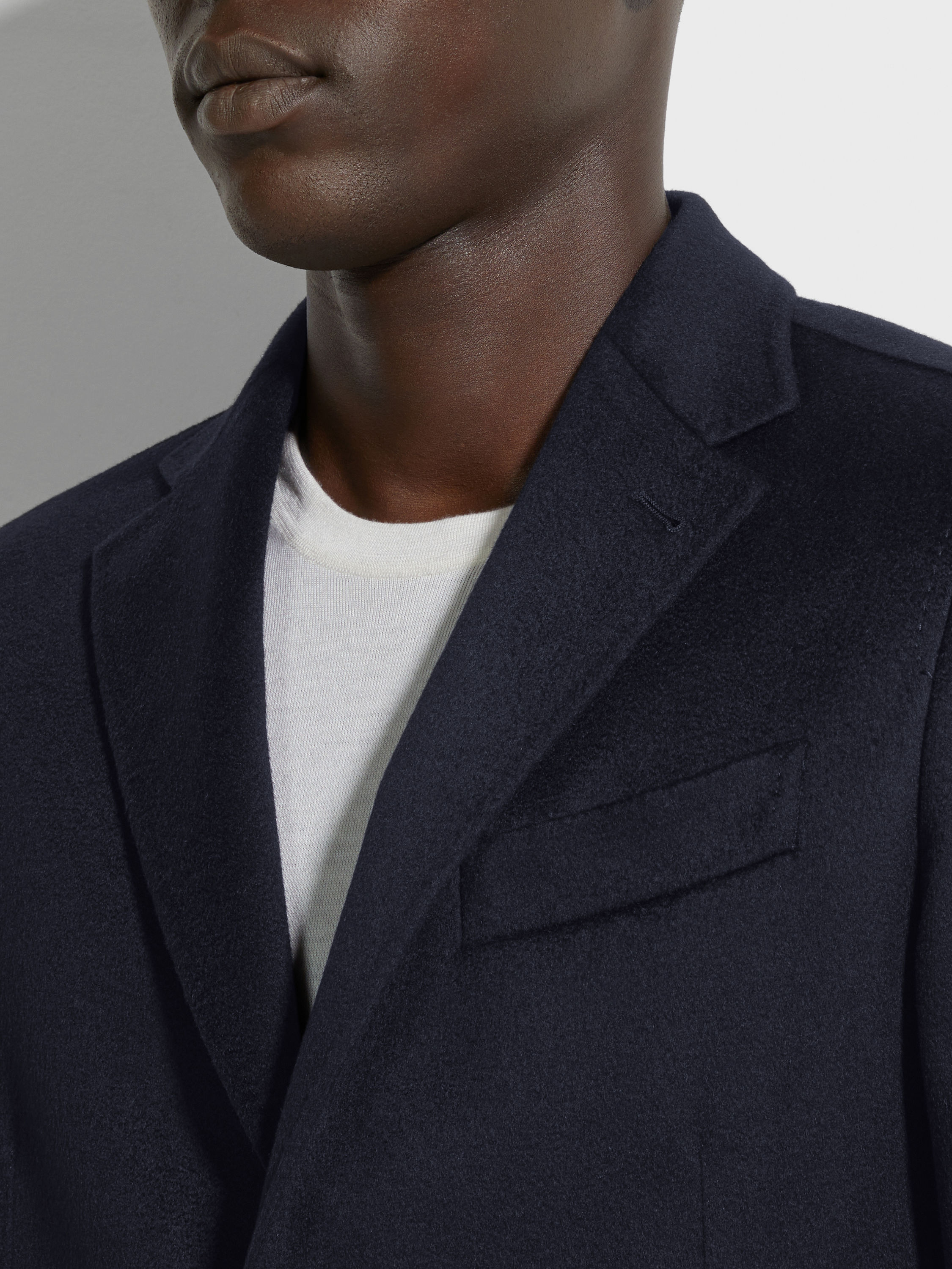 海军蓝 Oasi Cashmere 夹克 产品细节图 #2