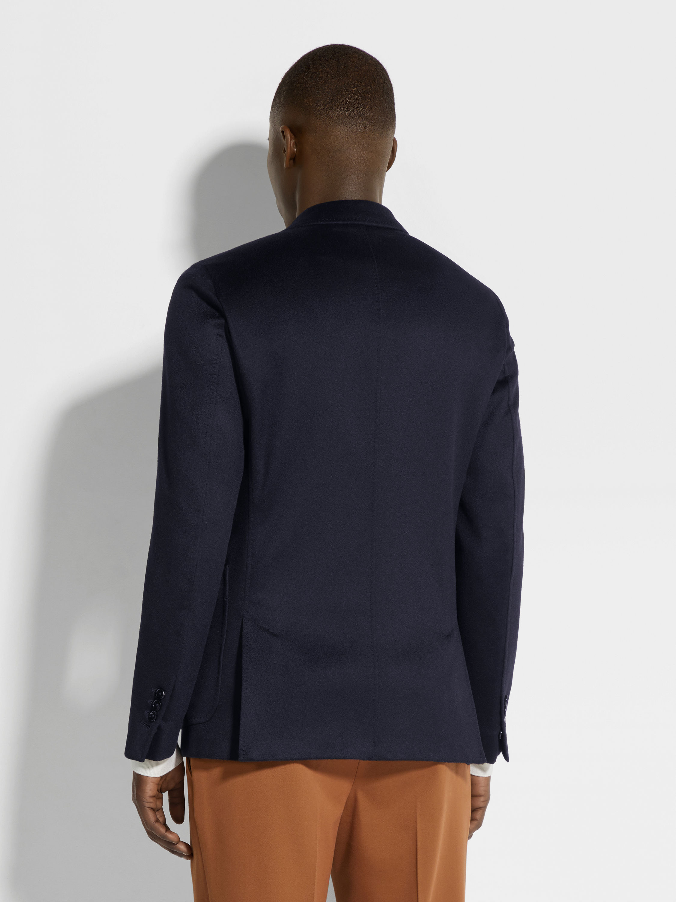 海军蓝 Oasi Cashmere 夹克 产品细节图 #4