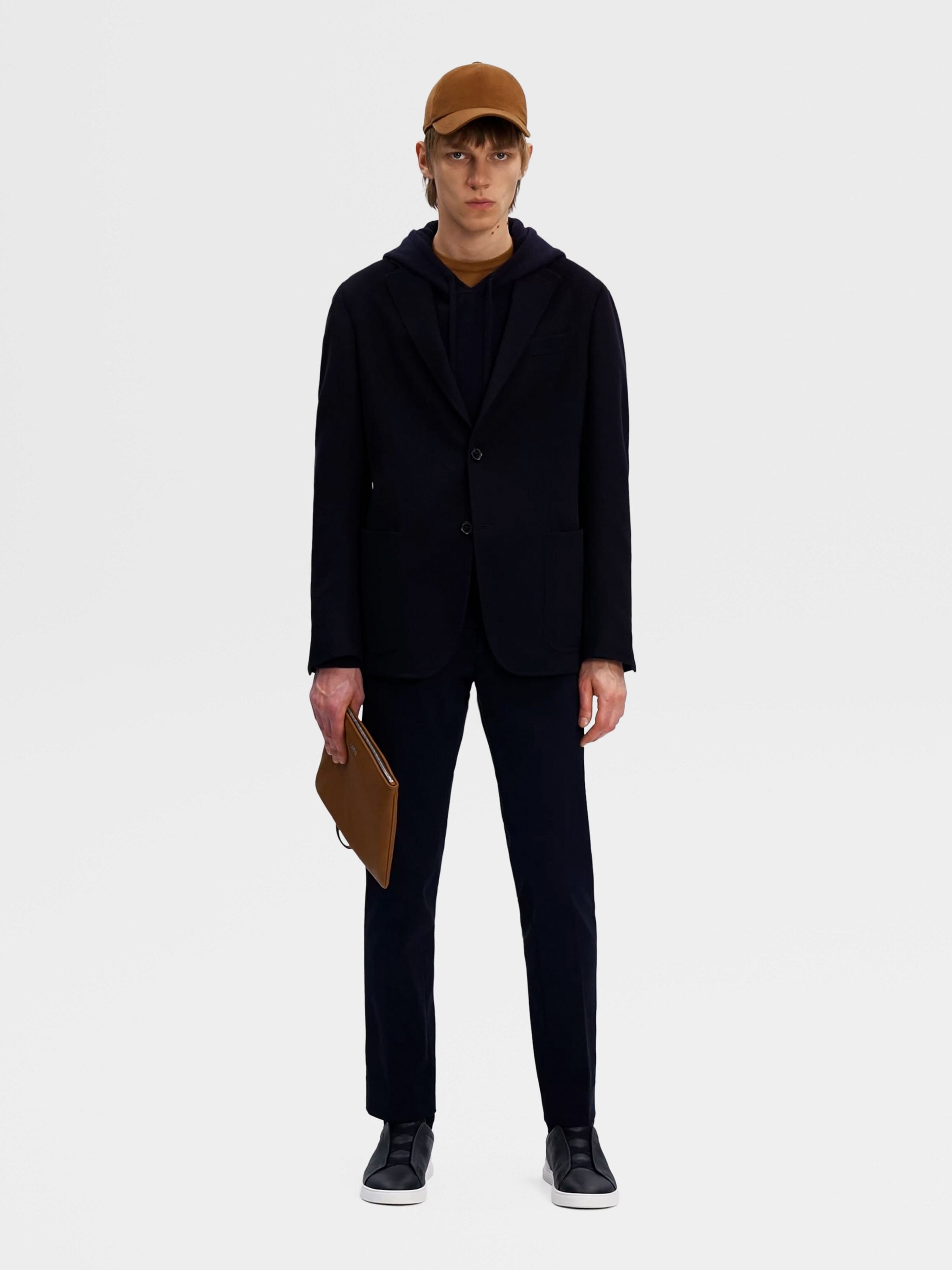 海军蓝 Oasi Cashmere 夹克