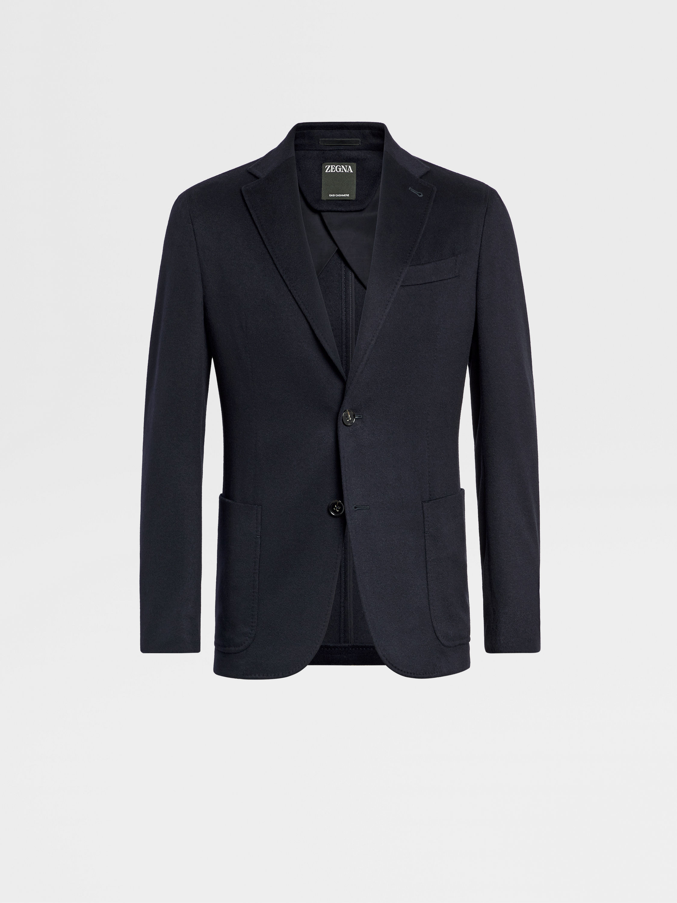 Navy Blue Oasi Cashmere Shirt Jacket Main product photo
