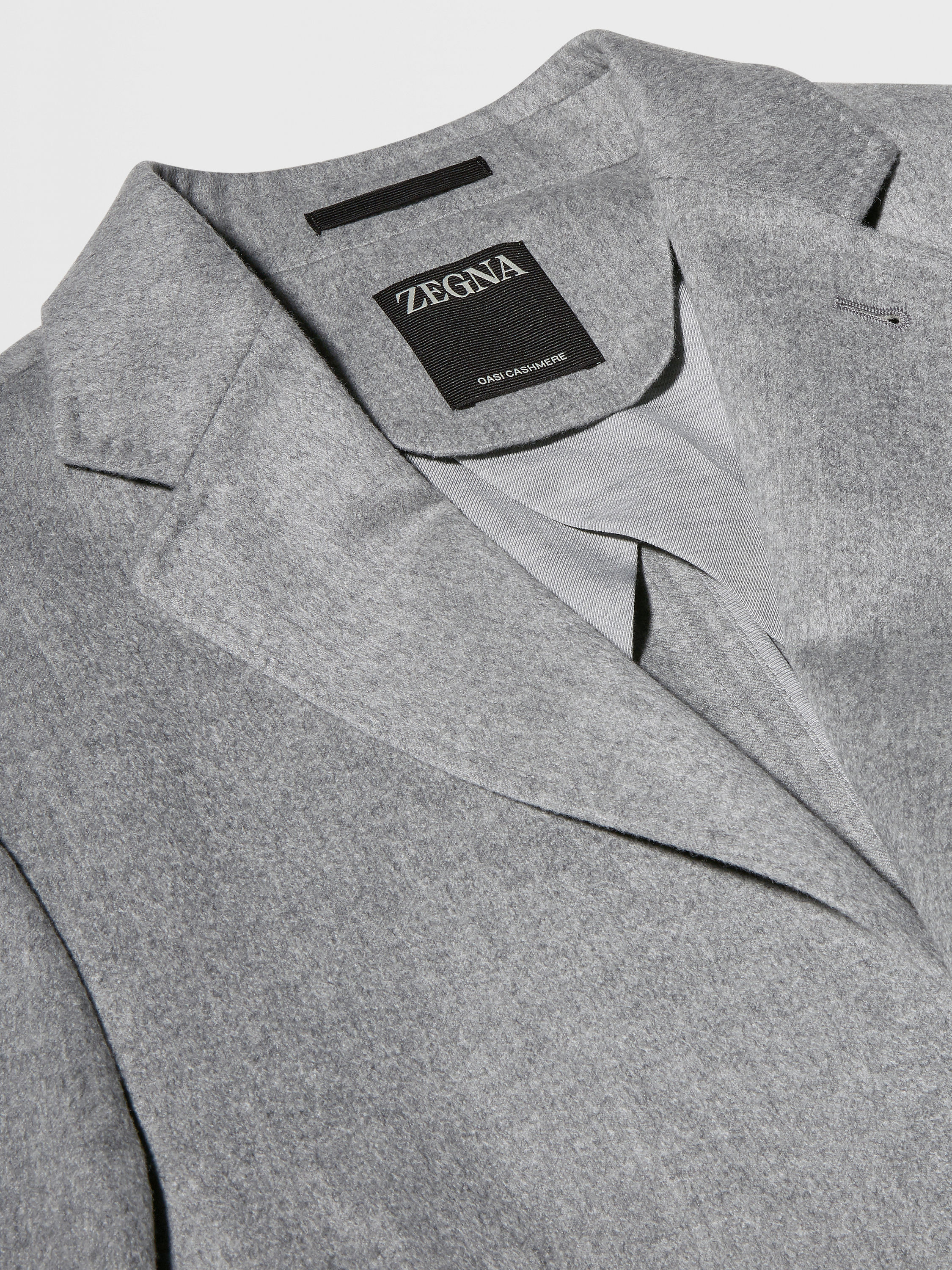 麻灰色 Oasi Cashmere 夹克 產品細節圖 #2