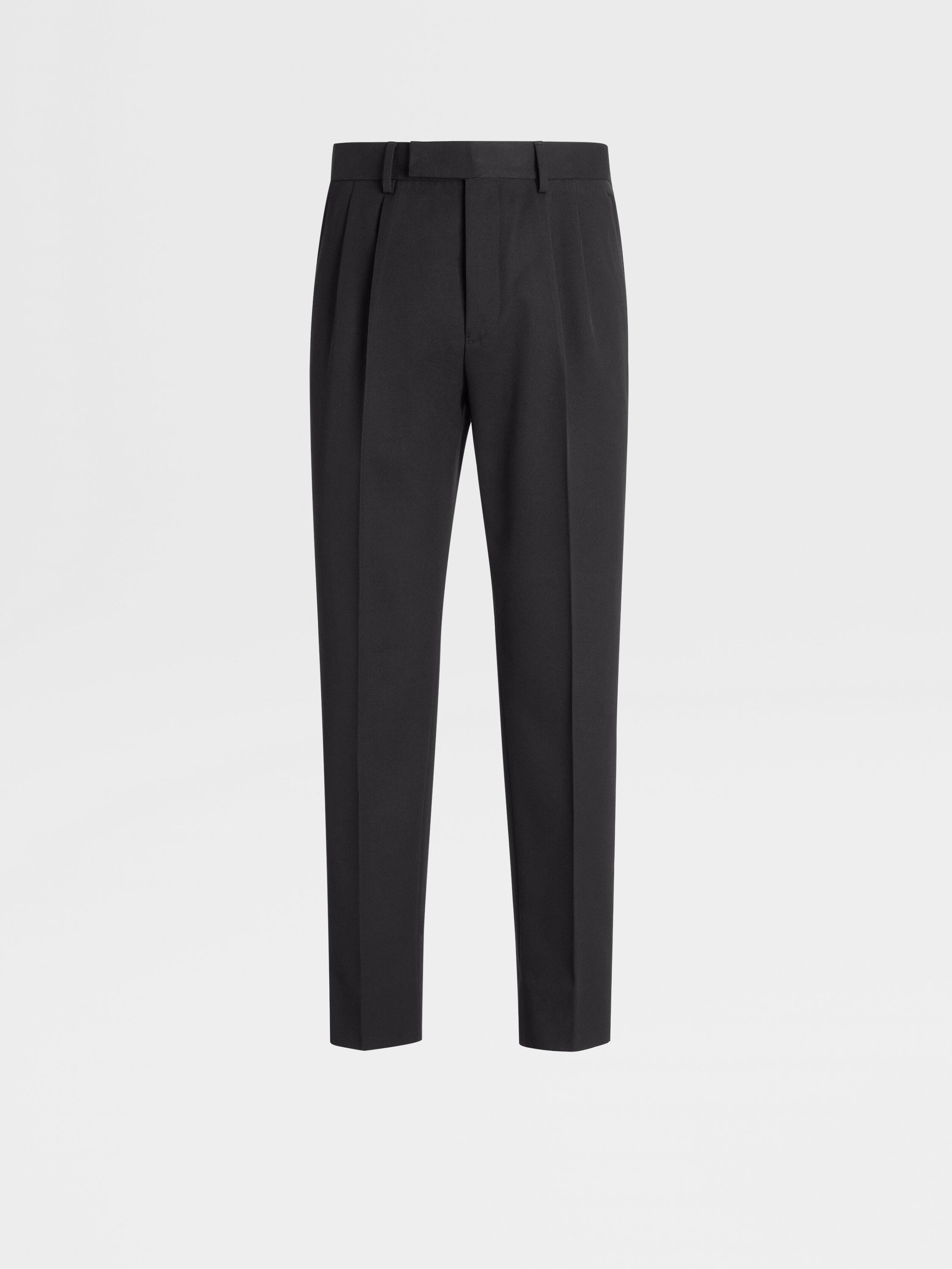 SLATES Color Nep Two-pleat Wool Pants Slacks Men's W36 equivalent /eaa498694