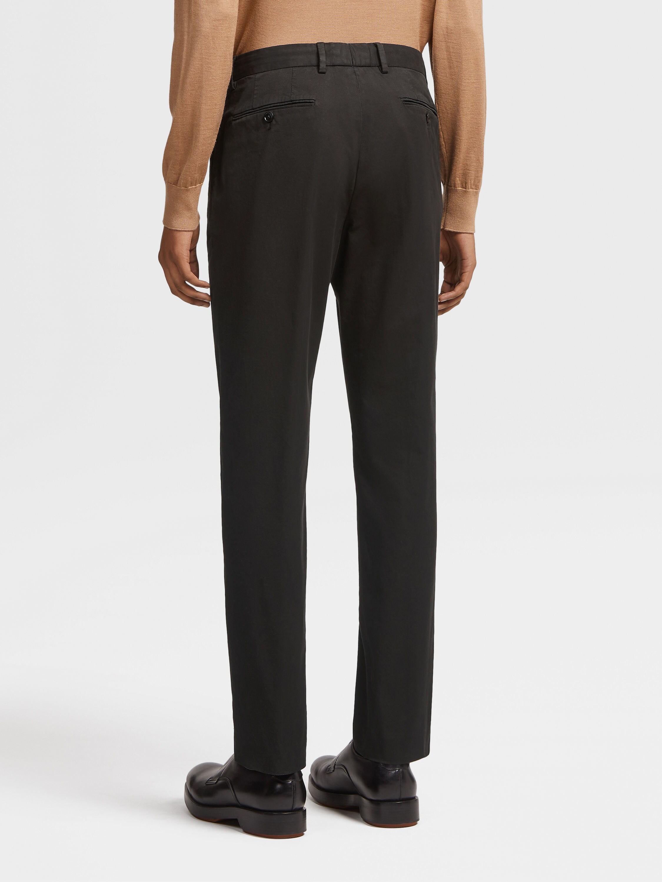 Black Premium Cotton Pants Product detail photo #2