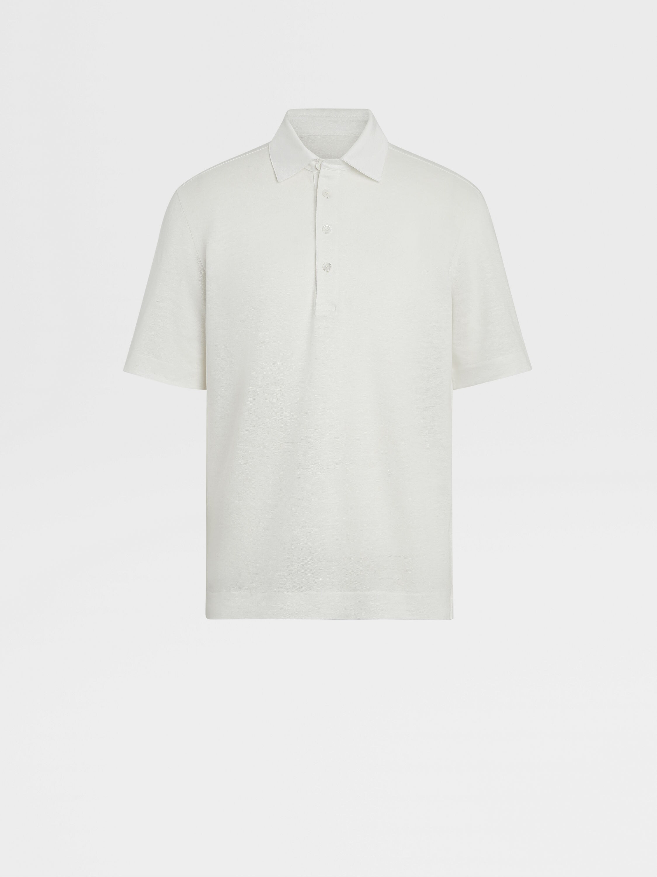 亚麻短袖 Polo 衫 产品主图