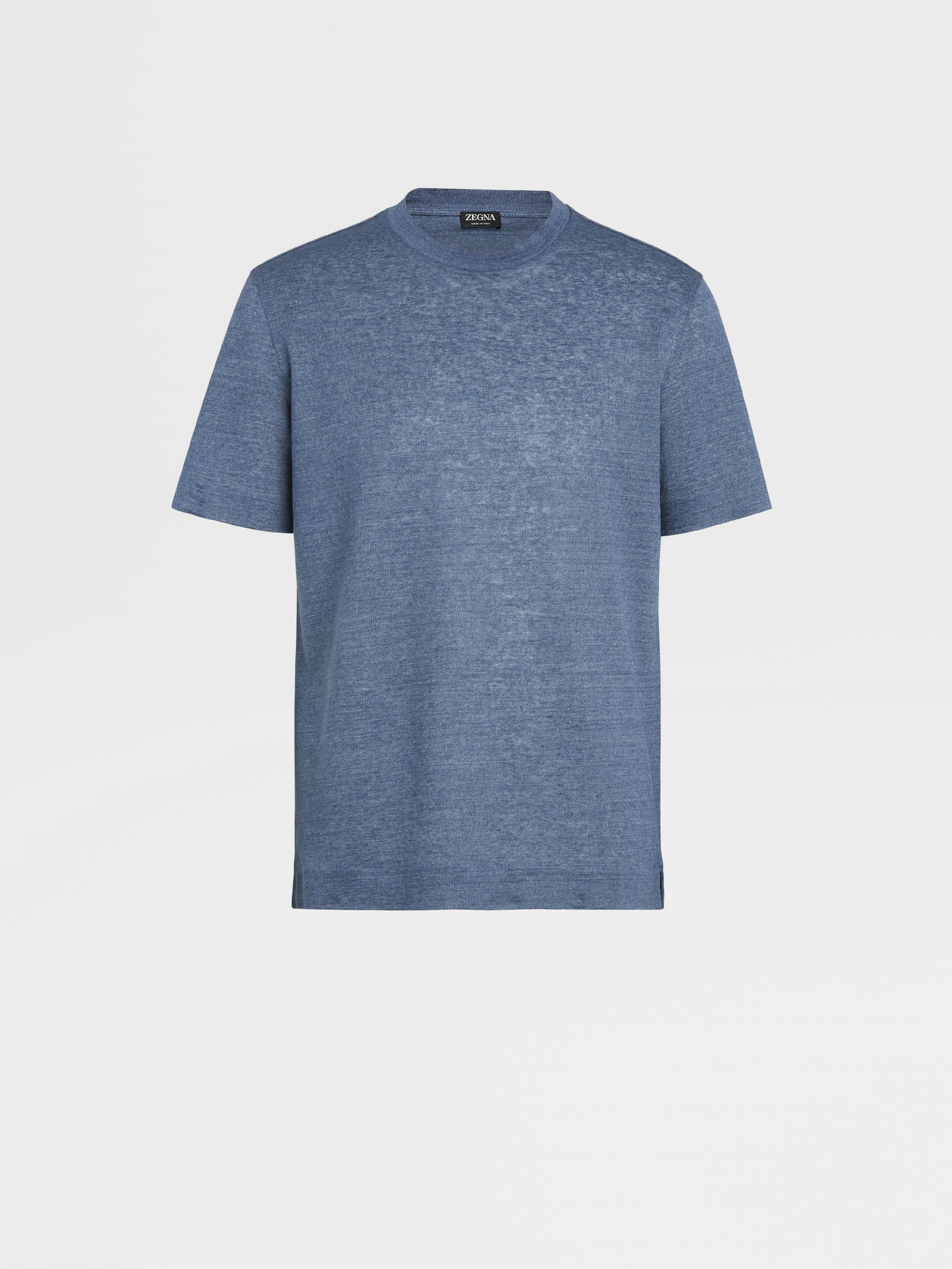 Avio Blue Linen T-shirt
