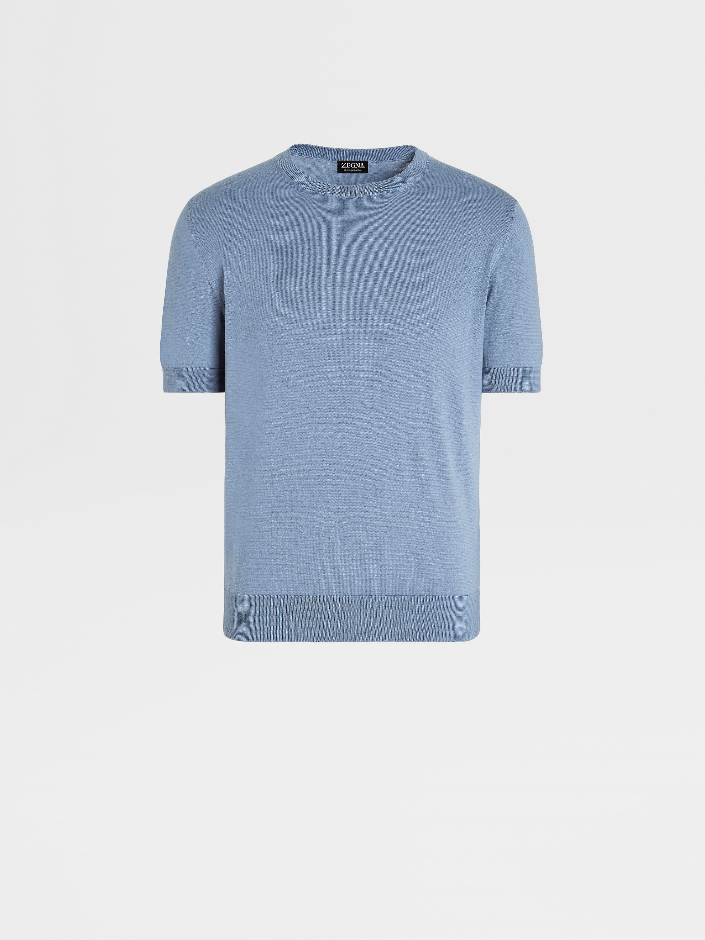 Avio Blue Premium Cotton T-shirt