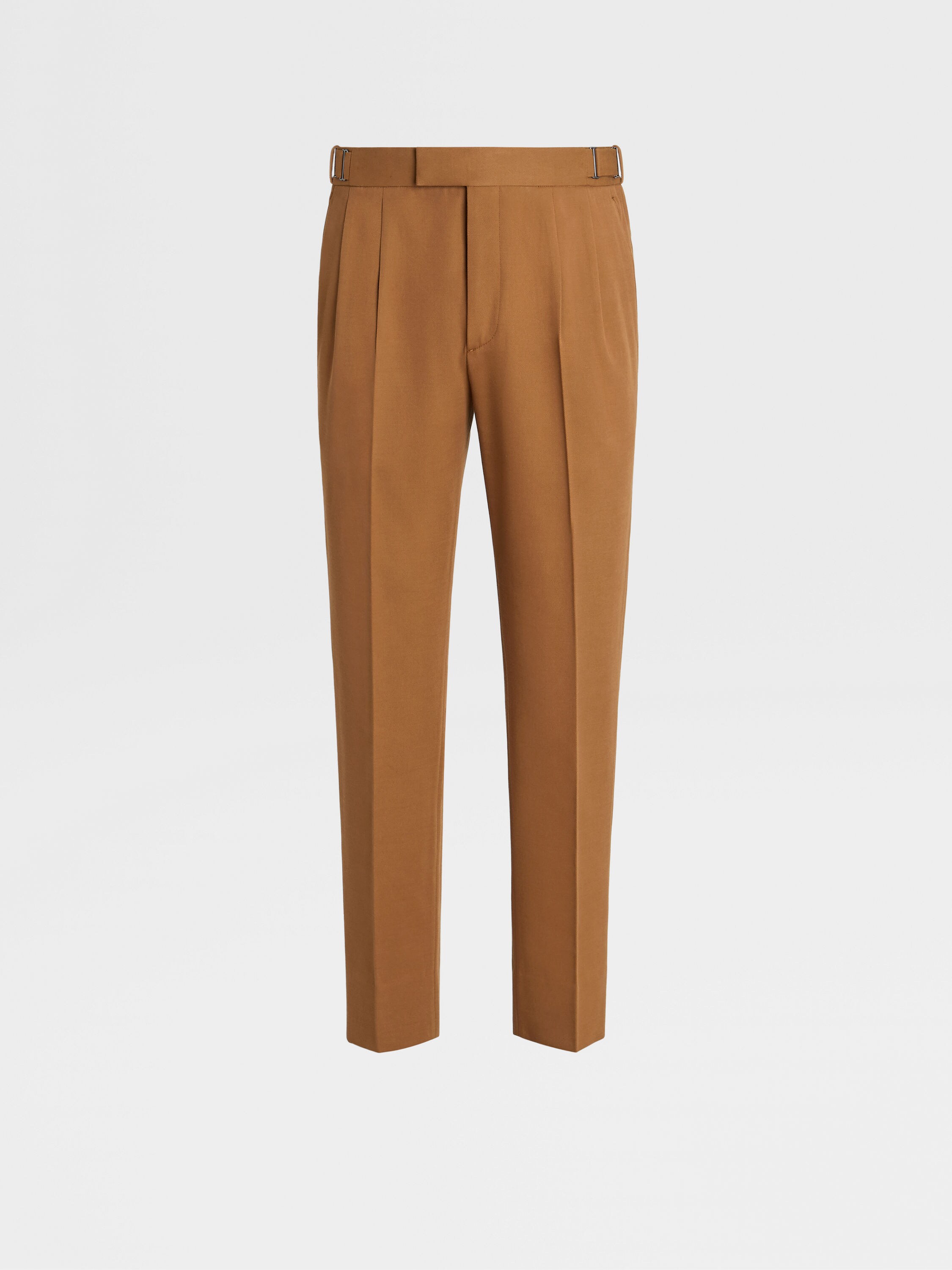 Dark Foliage Cotton and Wool Pants Main product photo