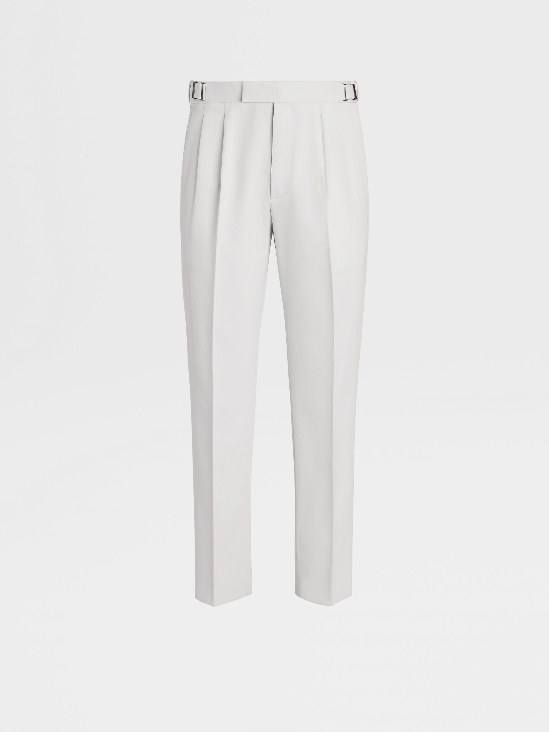 White Cotton and Wool Pants Main product photo