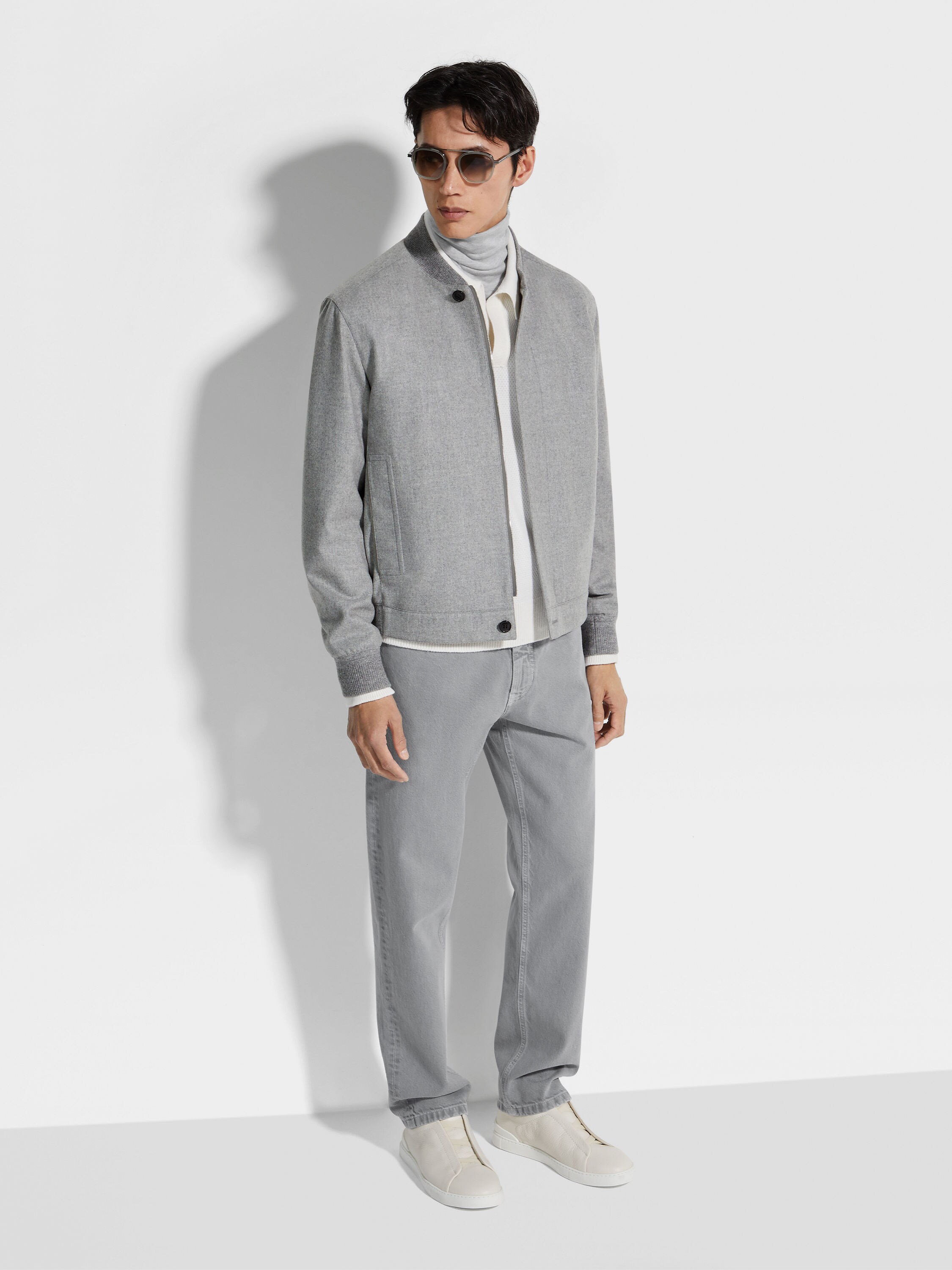 Oasi Cashmere Elements 飞行员夹克 产品细节图 #1