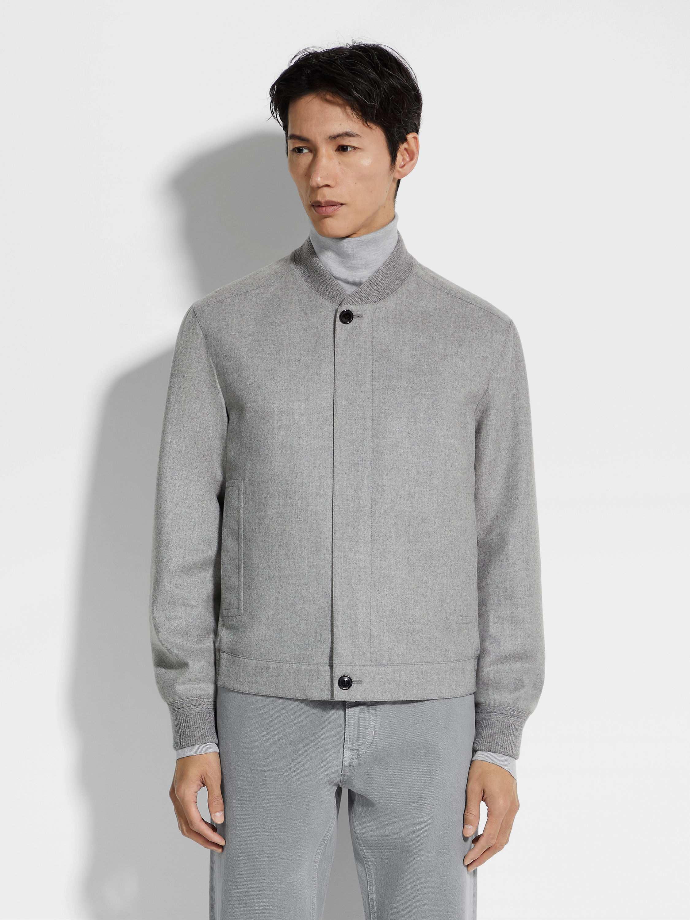 Oasi Cashmere Elements 飞行员夹克 产品细节图 #3