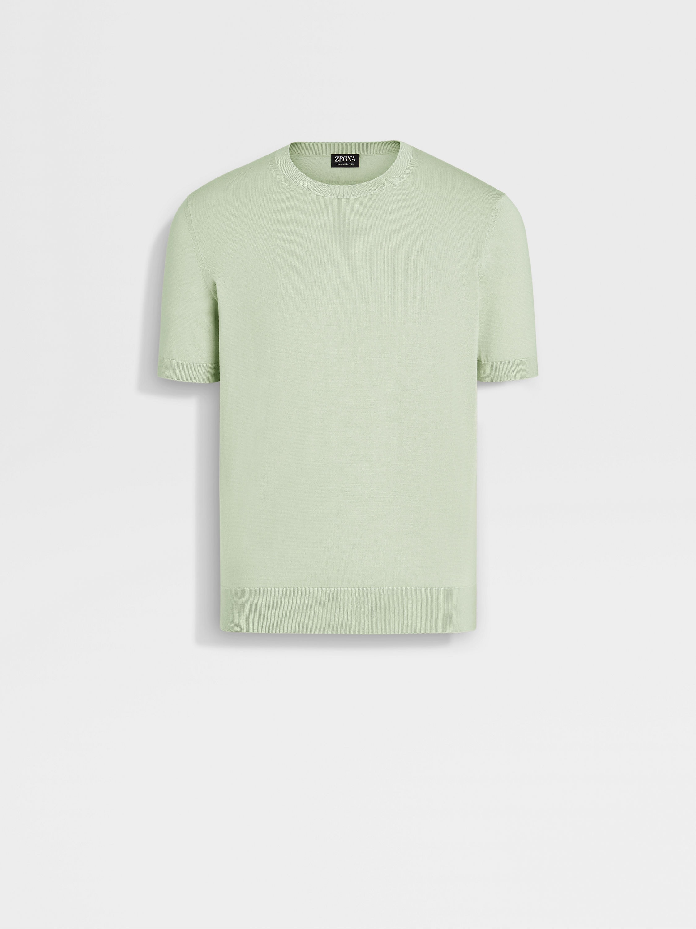 浅水绿色 Premium 棉质 T 恤