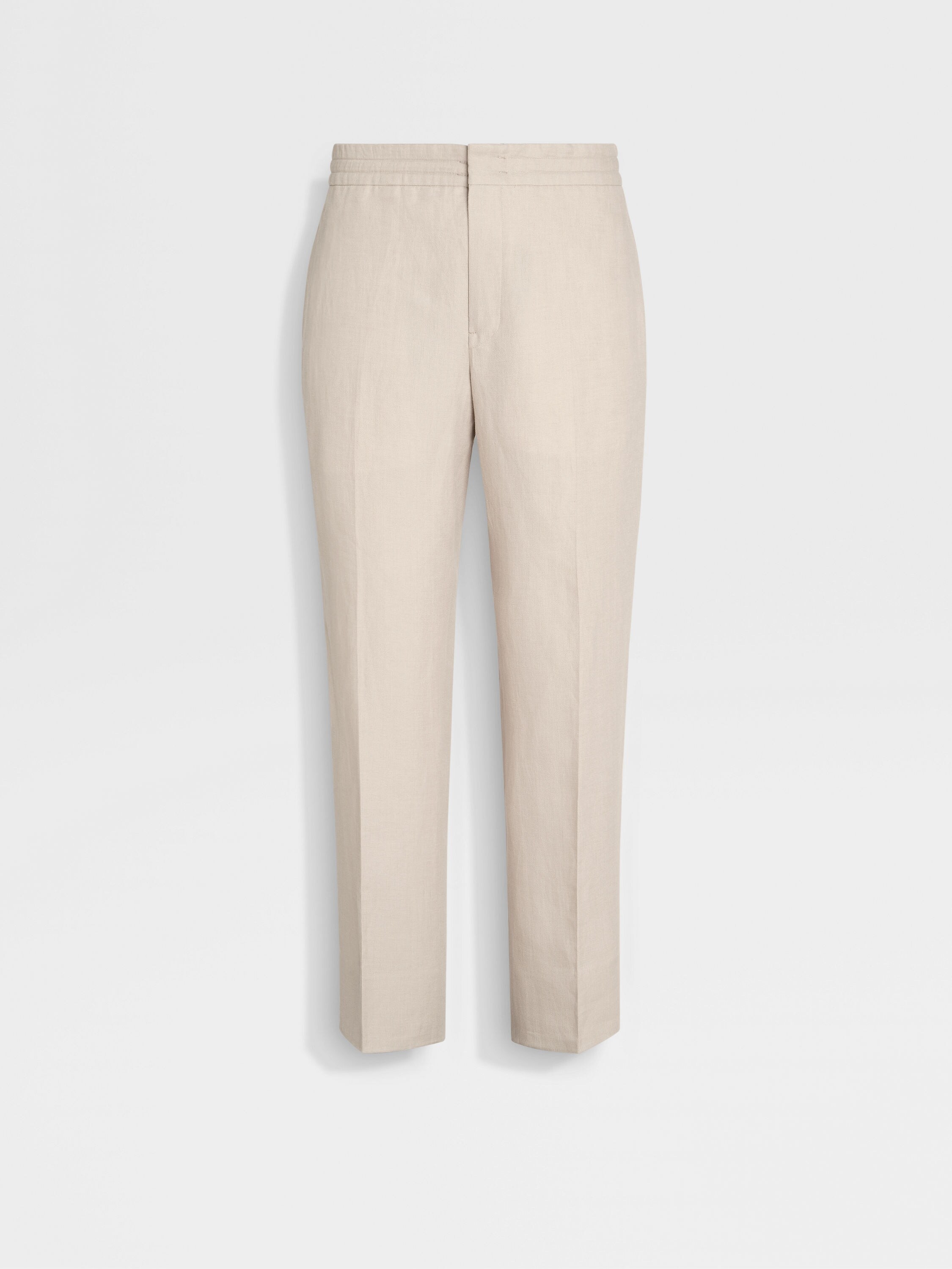 Light Beige Oasi Lino Pants