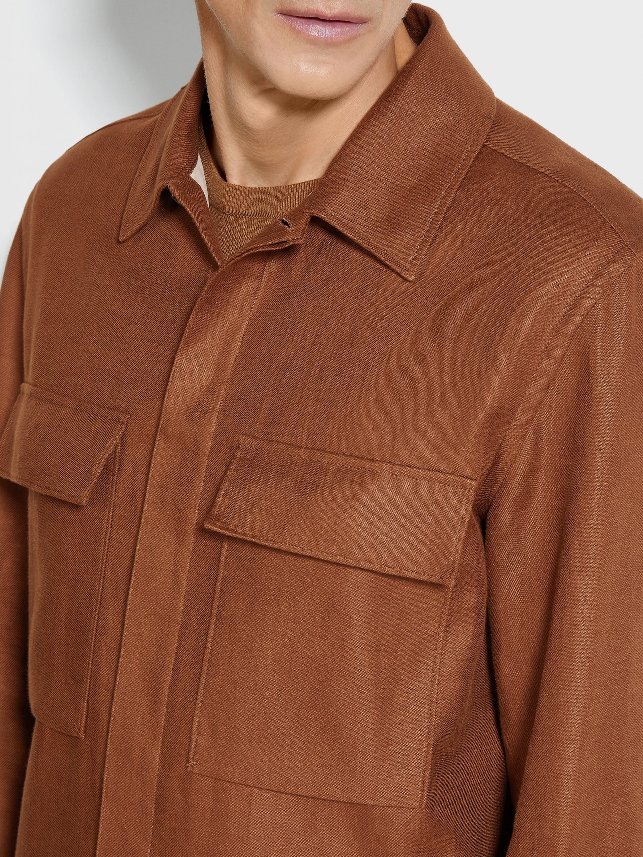 Oasi Lino Overshirt Product detail photo #2