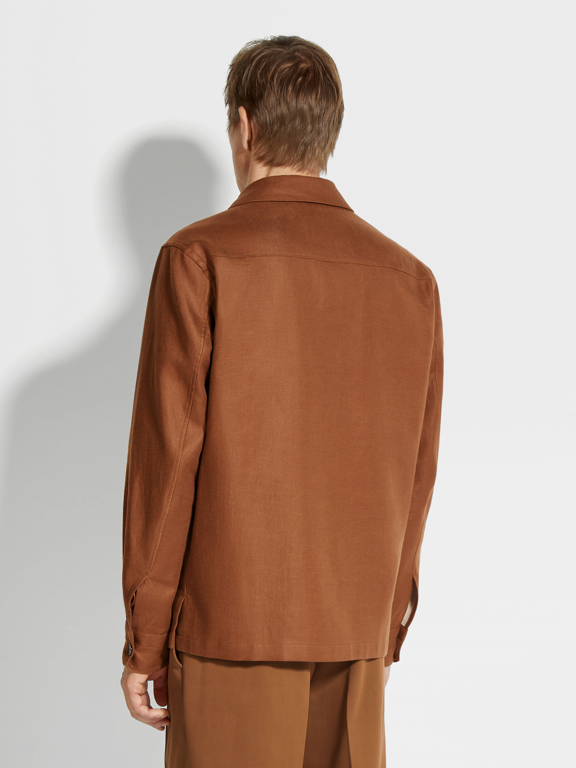 Oasi Lino Overshirt Product detail photo #4