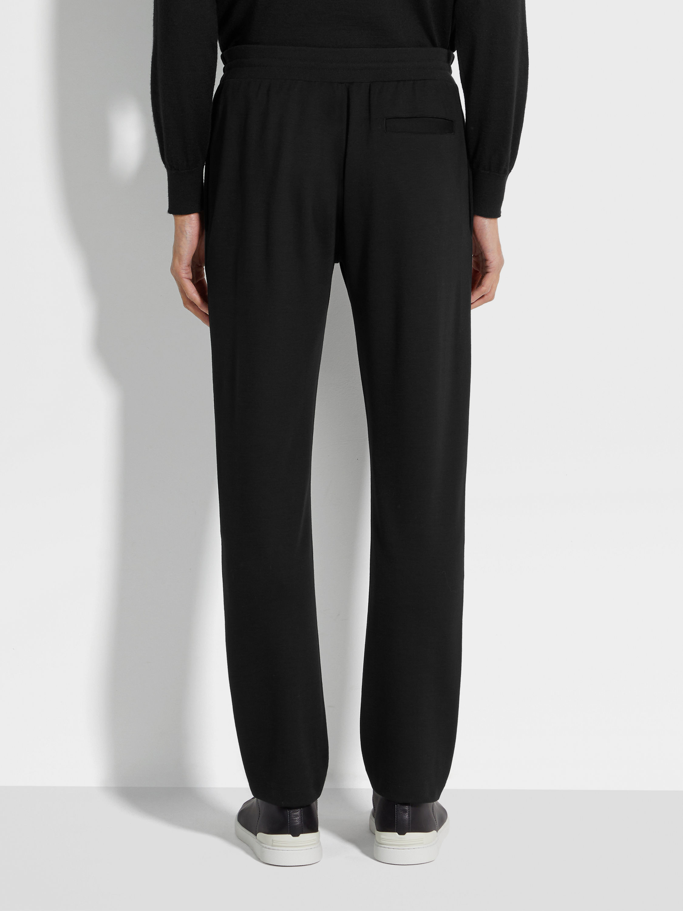 黑色 High Performance™ 羊毛长裤 产品细节图 #5