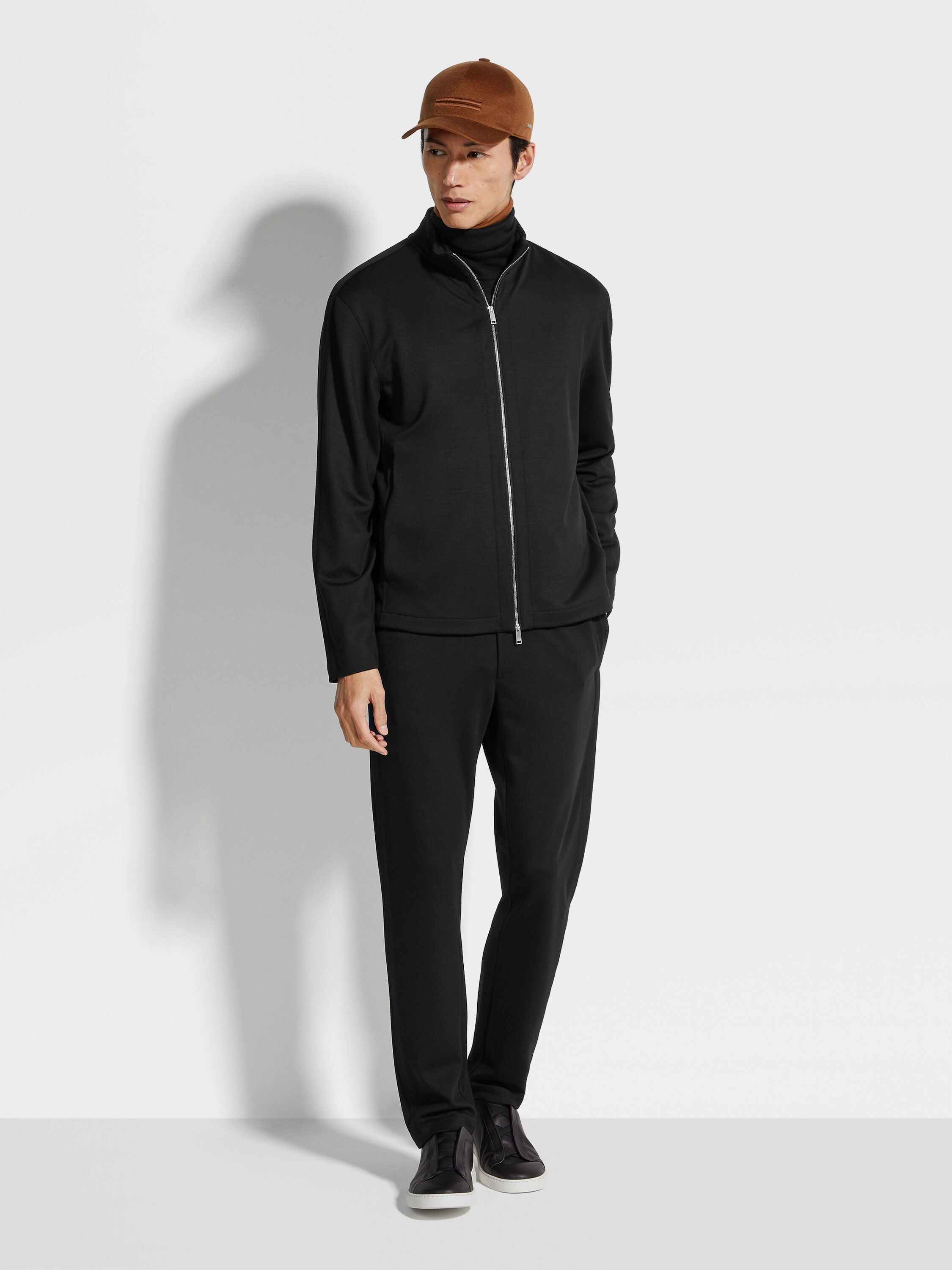 黑色 High Performance™ 羊毛长裤 产品细节图 #2