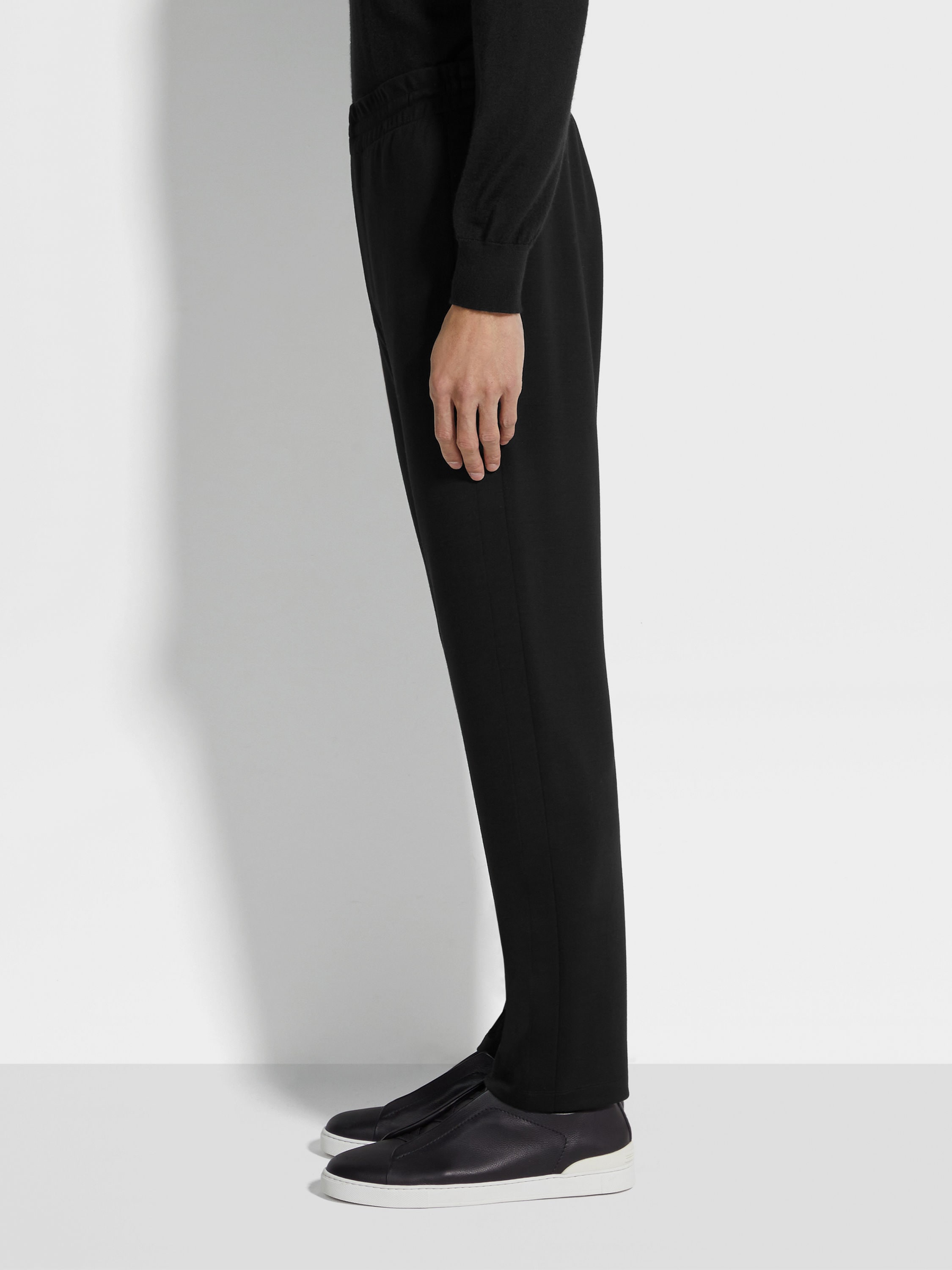 黑色 High Performance™ 羊毛长裤 产品细节图 #3