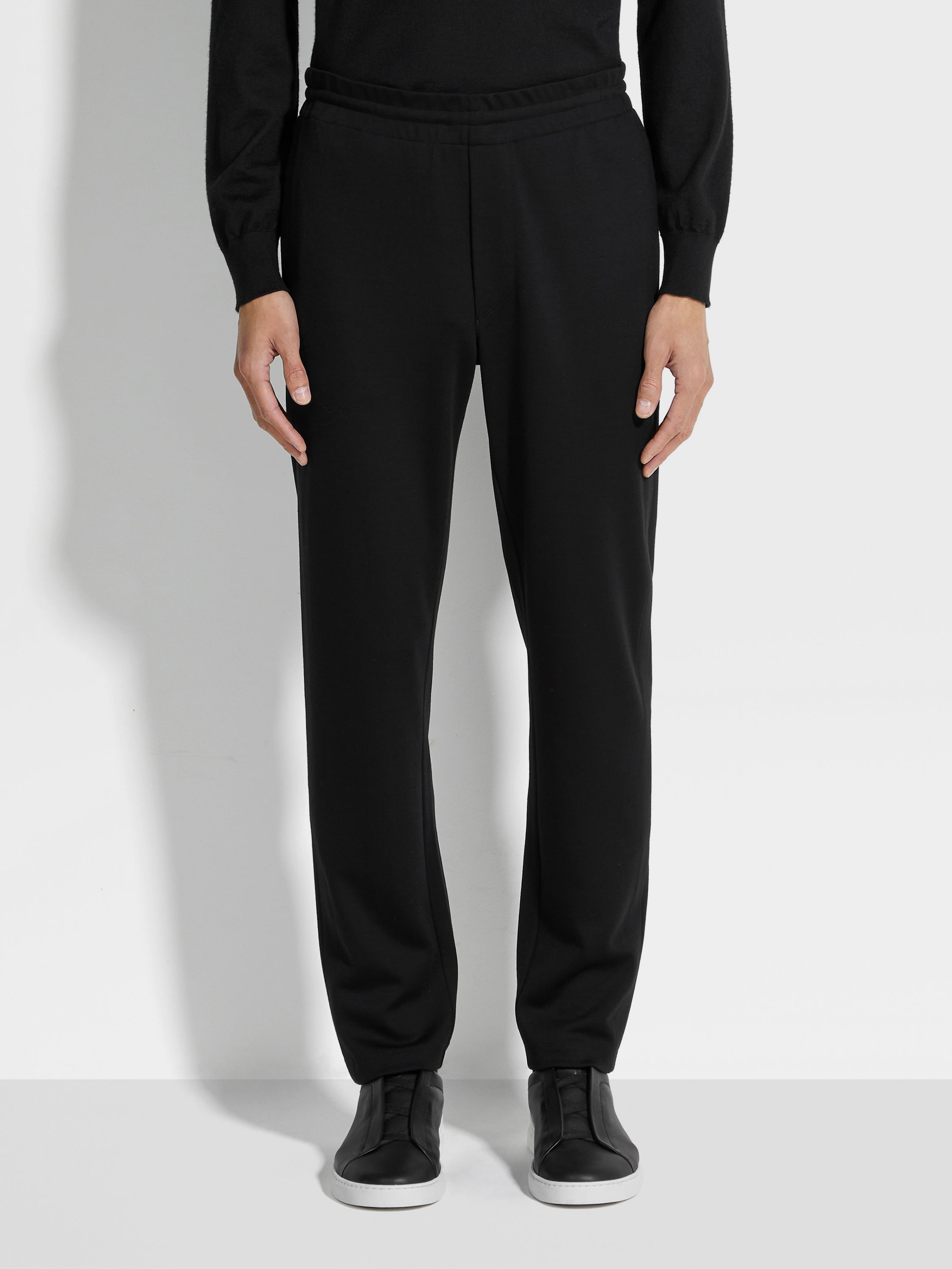 黑色 High Performance™ 羊毛长裤 产品细节图 #4