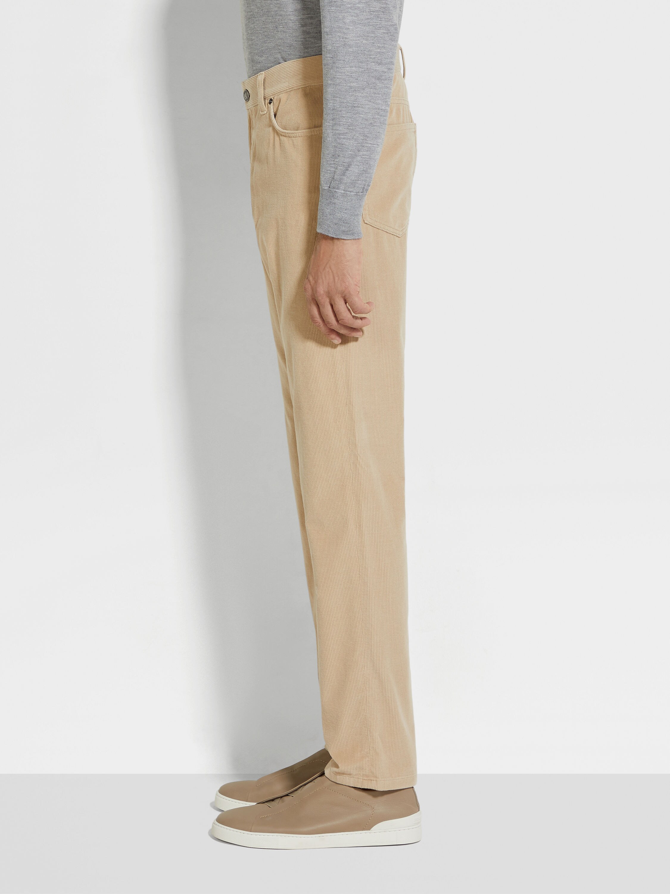 浅米色 Cashco Roccia 长裤 產品細節圖 #2