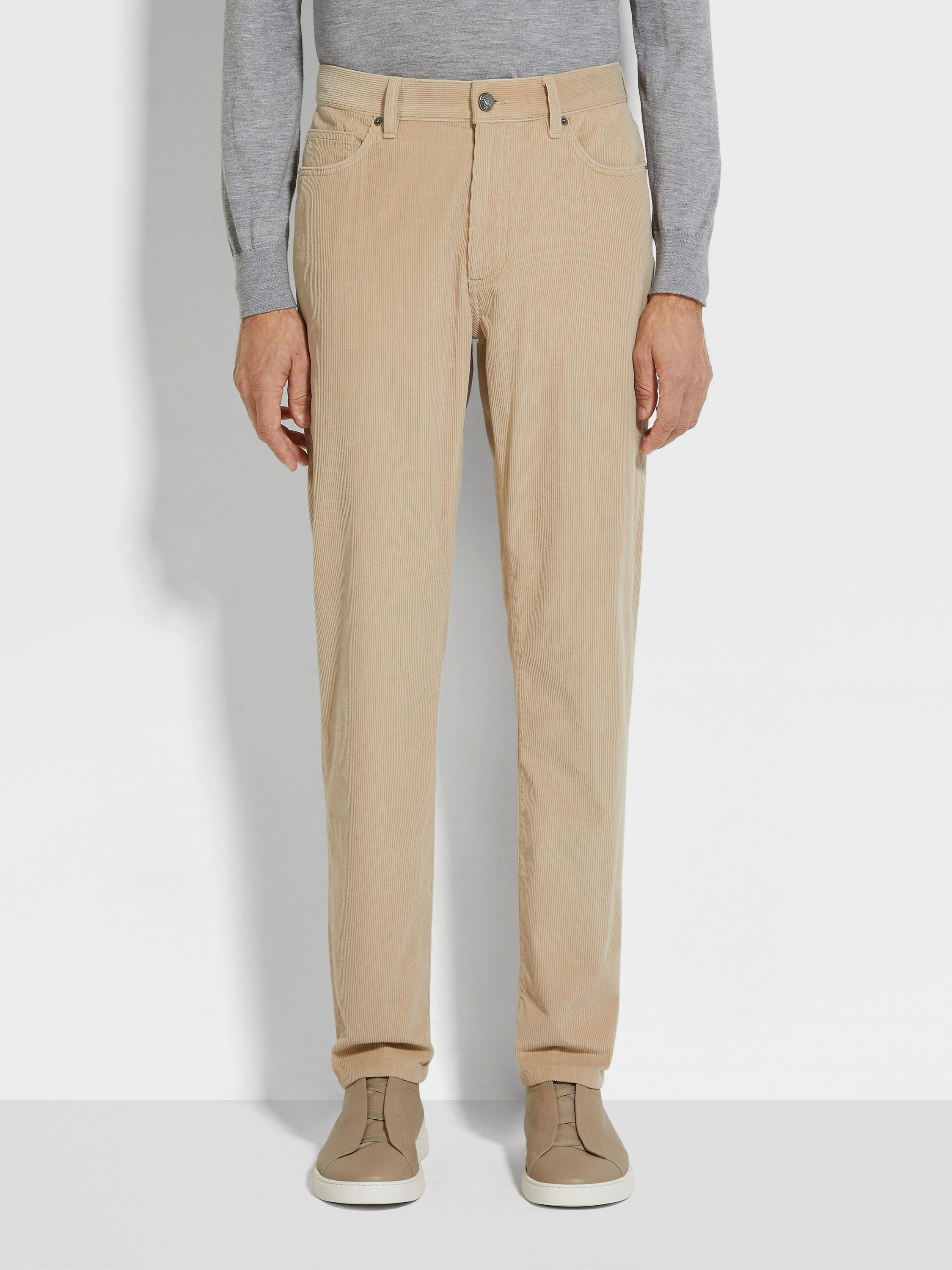 浅米色 Cashco Roccia 长裤 產品細節圖 #3