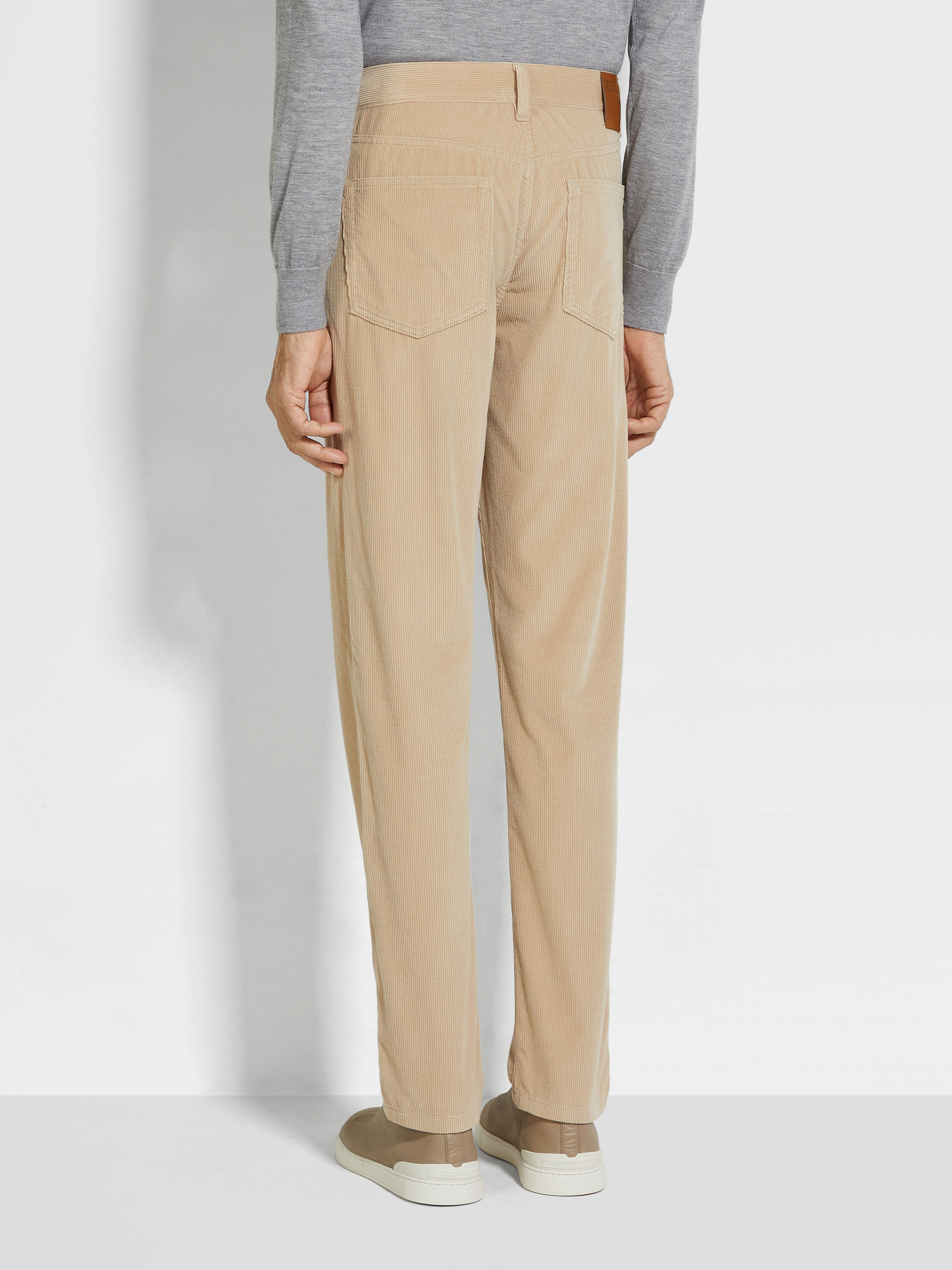 浅米色 Cashco Roccia 长裤 產品細節圖 #4