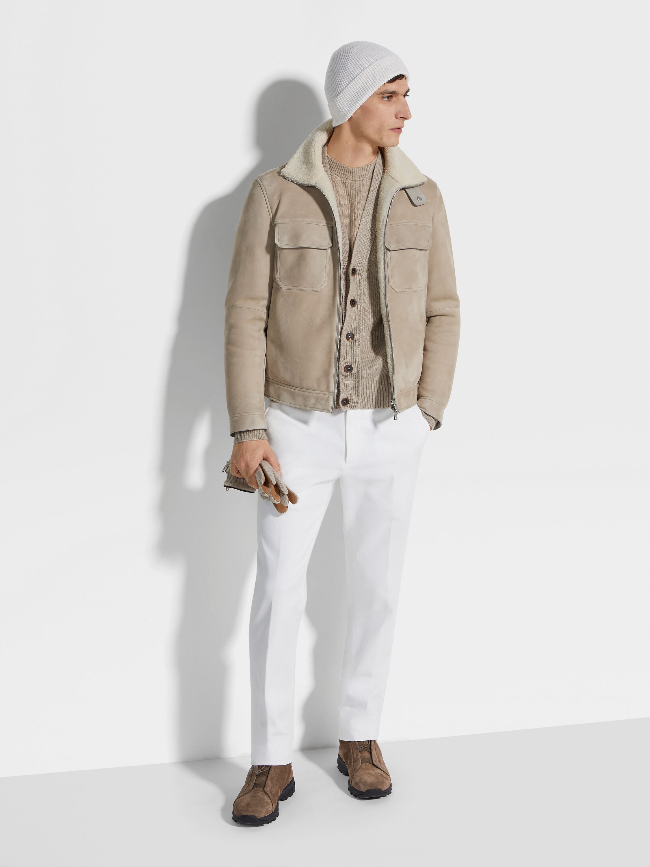 天然剪羊毛短夹克 產品細節圖 #1