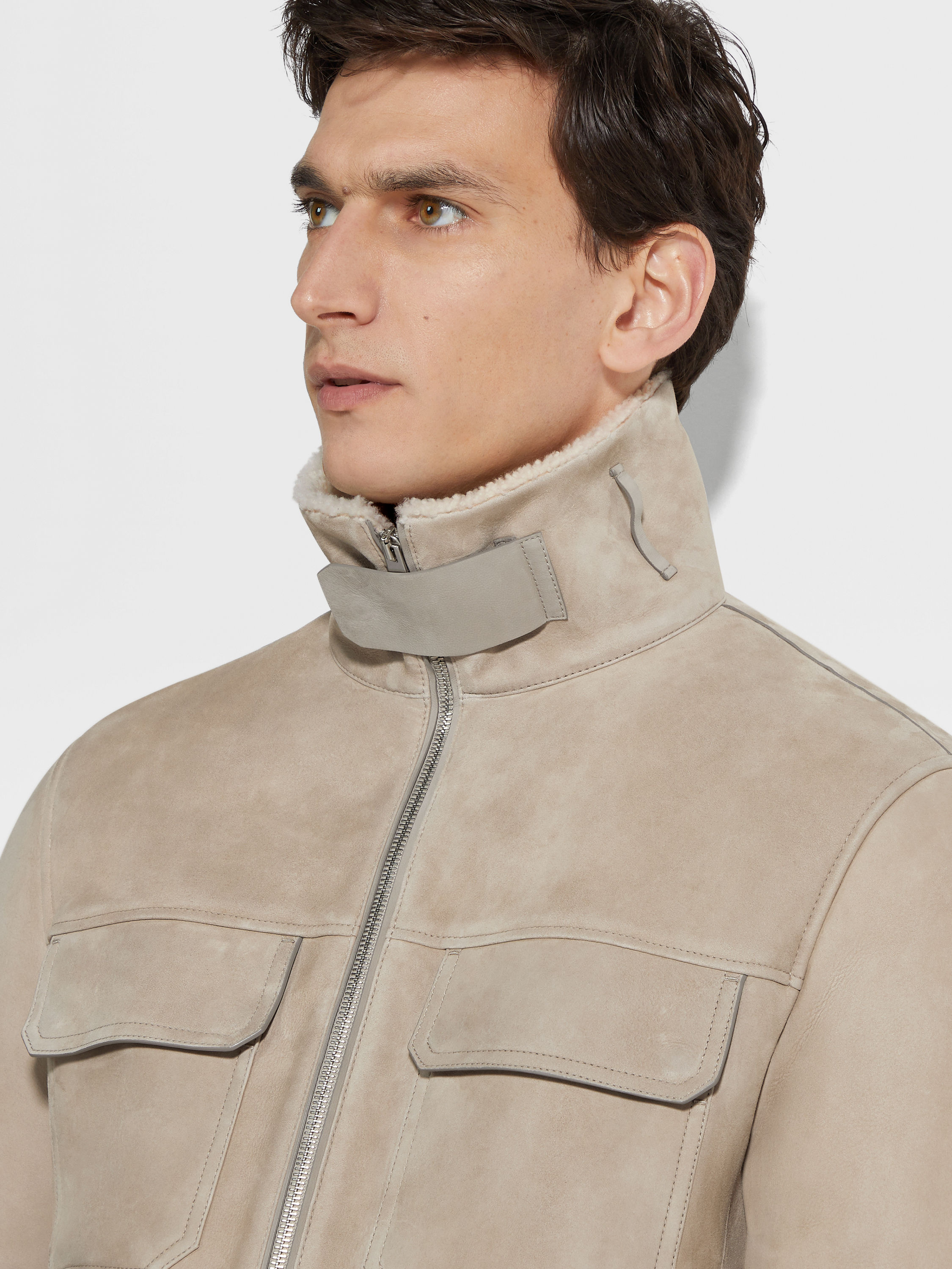 天然剪羊毛短夹克 產品細節圖 #2