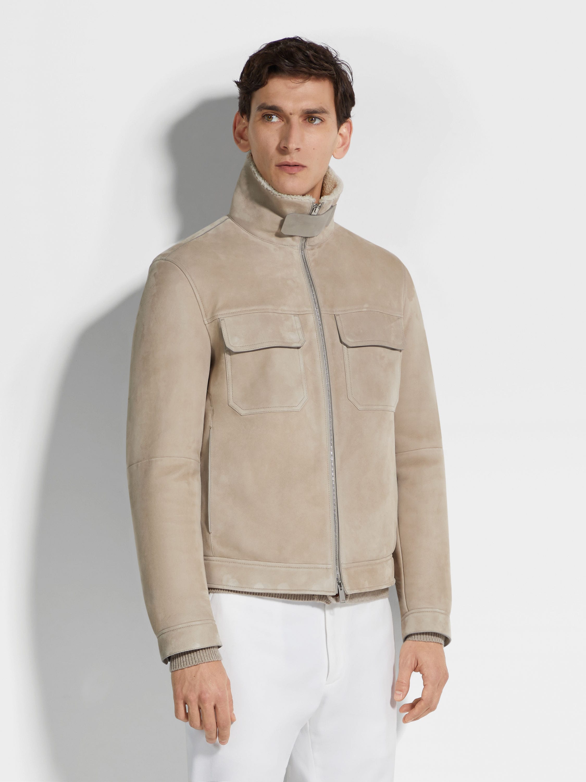 天然剪羊毛短夹克 產品細節圖 #3