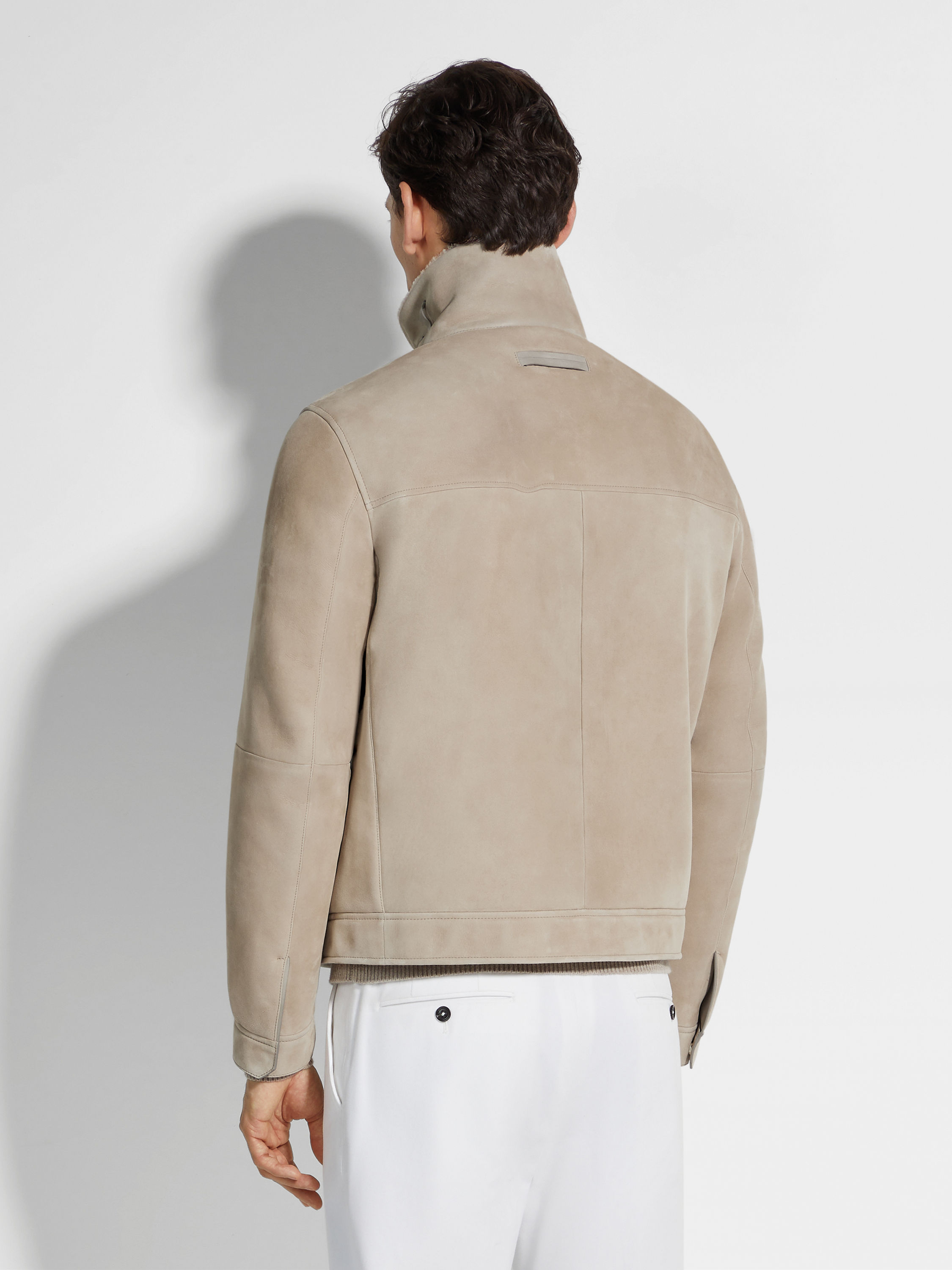 天然剪羊毛短夹克 產品細節圖 #4