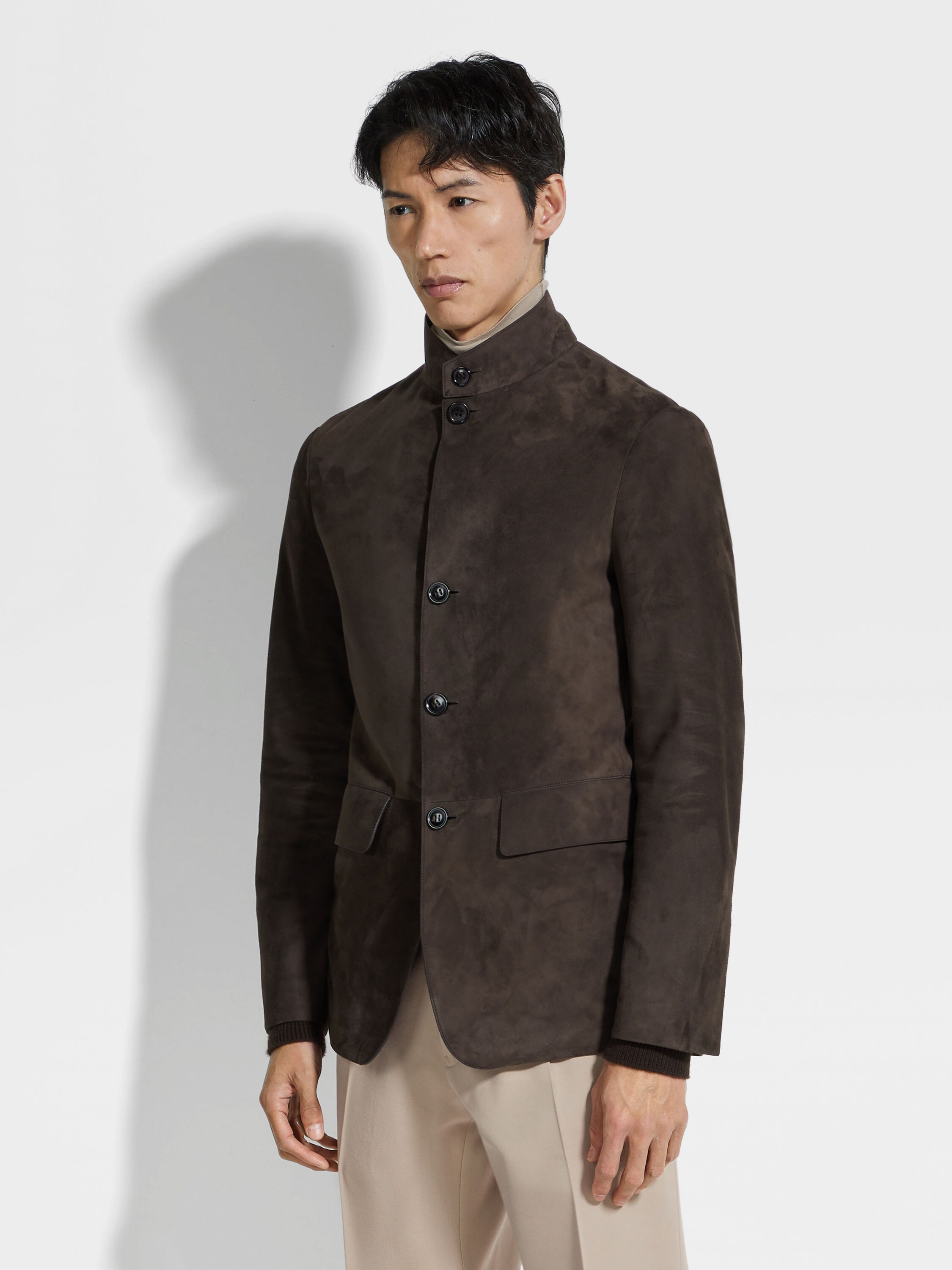 深棕色 SECONDSKIN Il Conte 伯爵夹克 產品細節圖 #3
