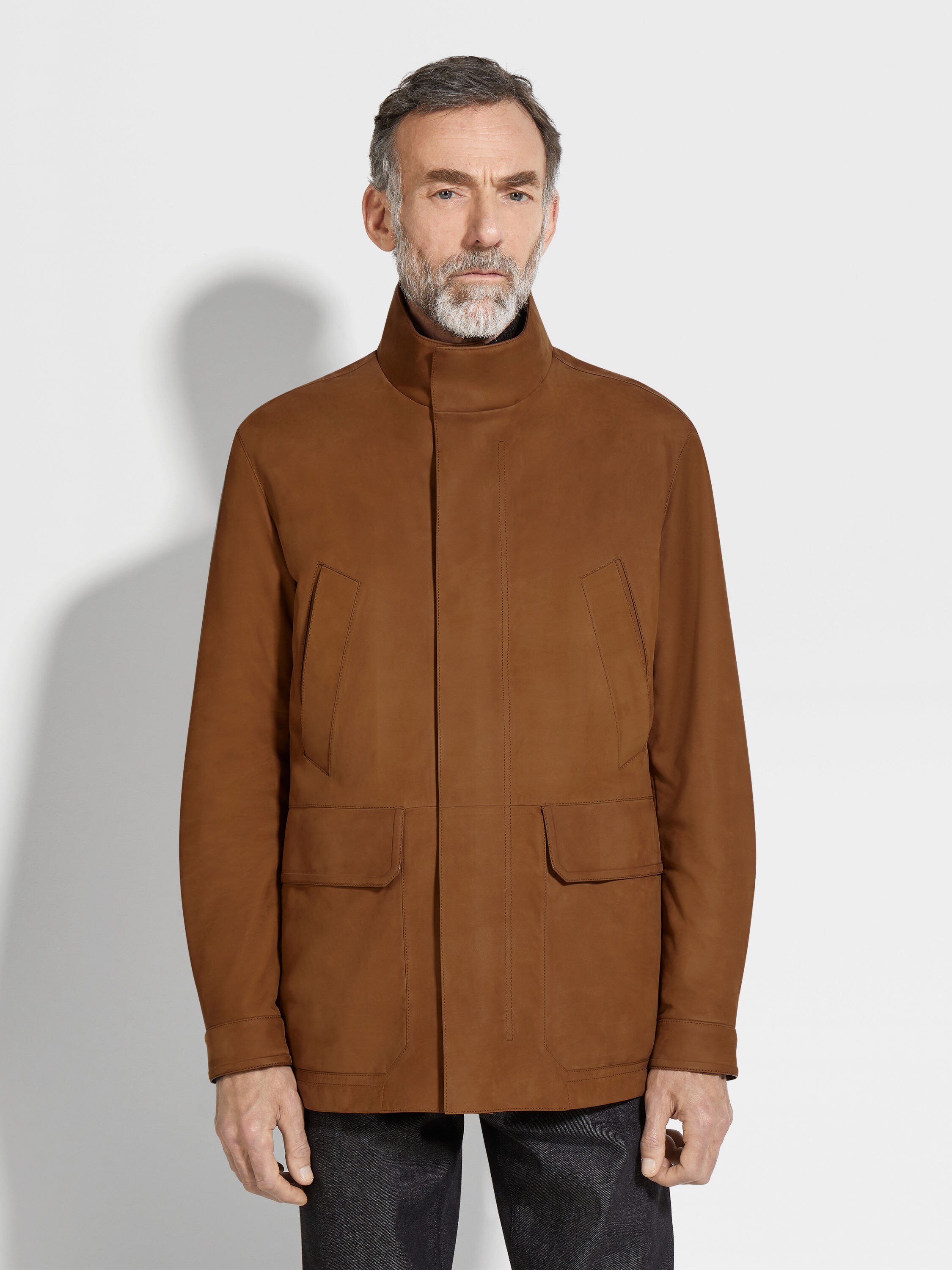 正绒面革短外套 產品細節圖 #3