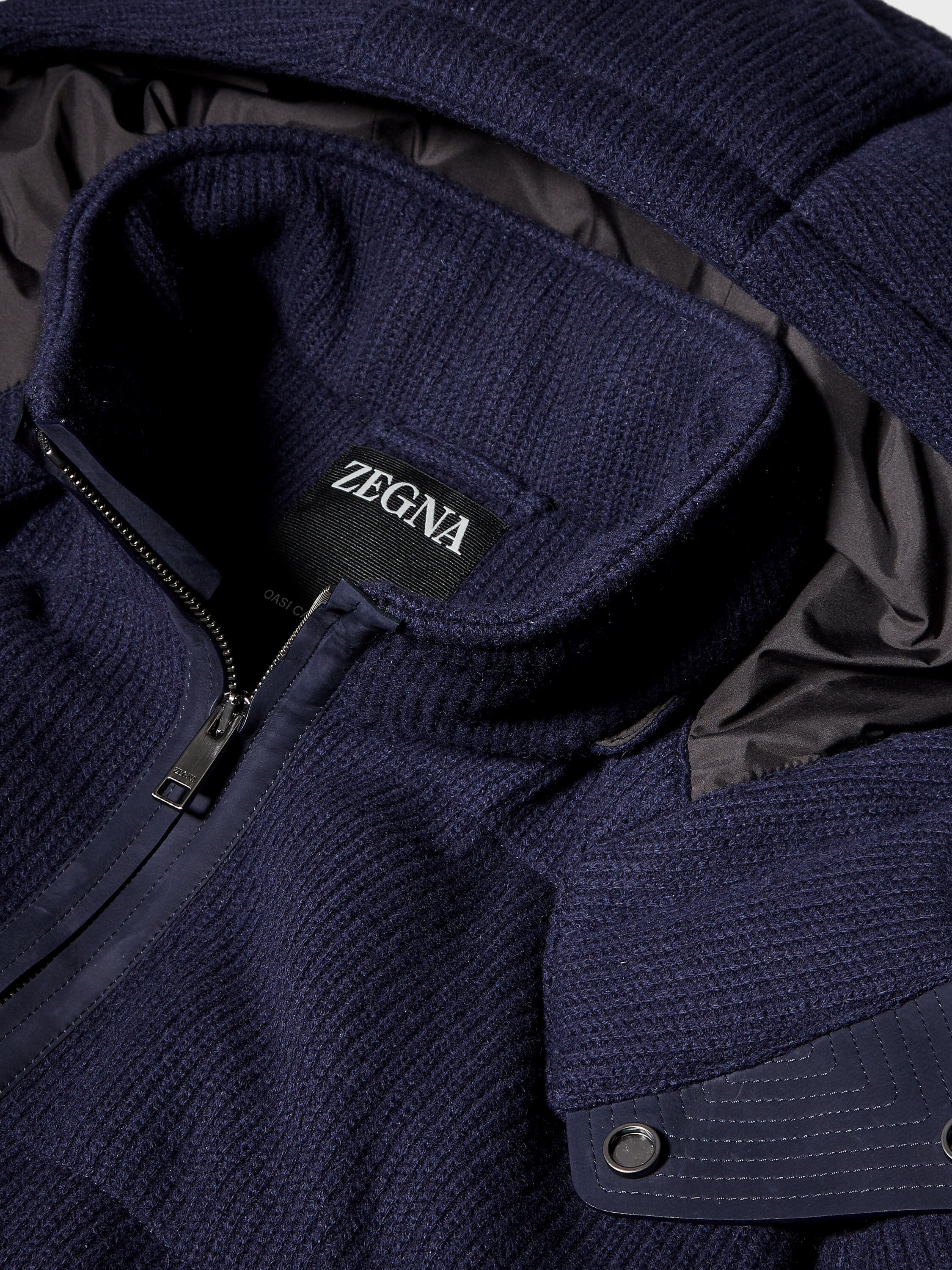 Oasi Cashmere Elements Ghiaccio Blouson Product detail photo #5
