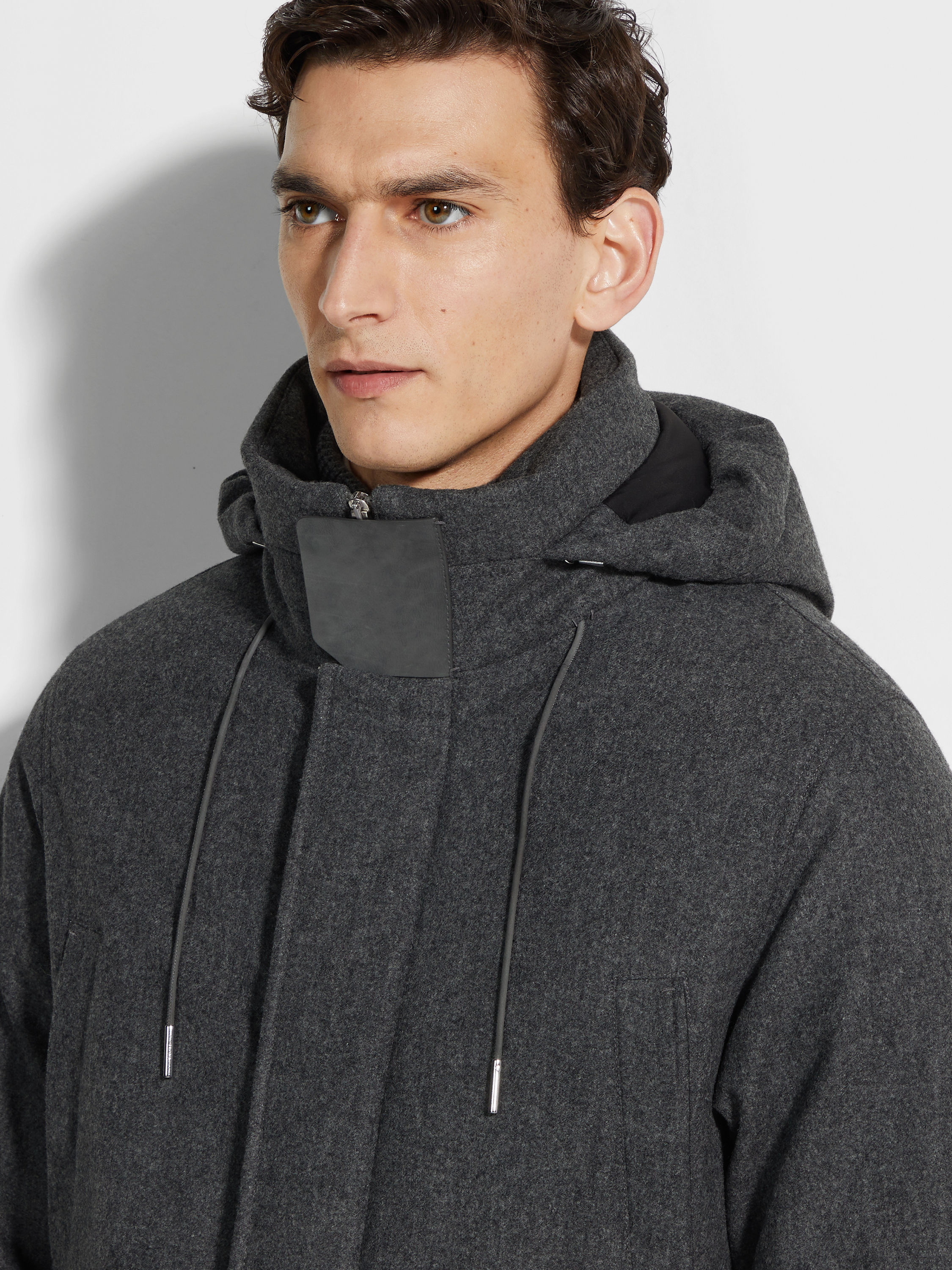 高科技美利奴羊毛派克大衣 产品细节图 #2