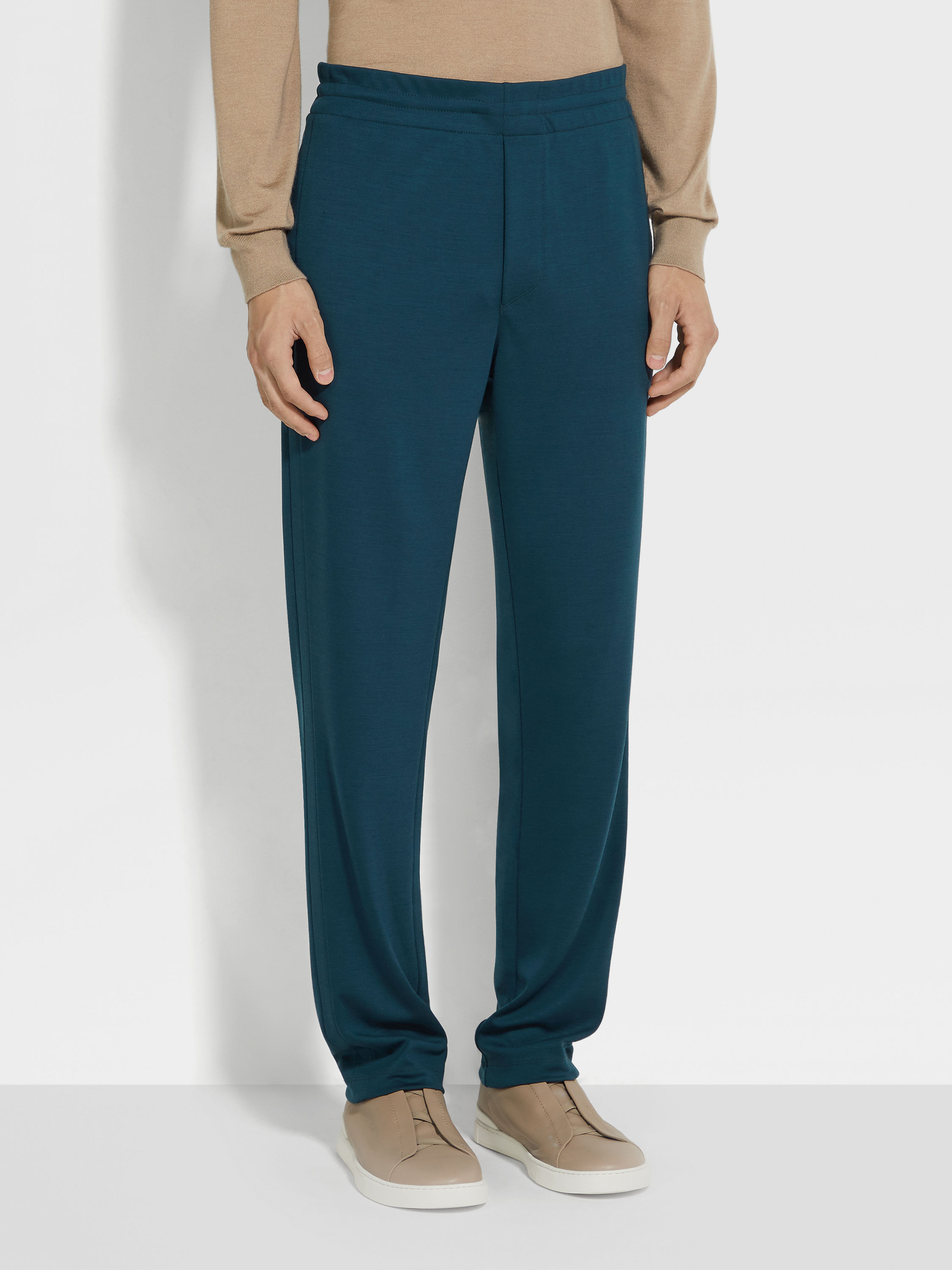 深蓝绿色 High Performance™ 羊毛长裤 產品細節圖 #3