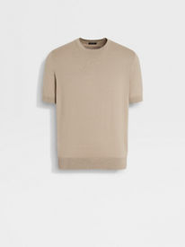Tシャツ・カットソー ZEGNA Men T-shirt Beige UFC90A9C10 N02 Zegna T Shirt Beige Mens Zegna