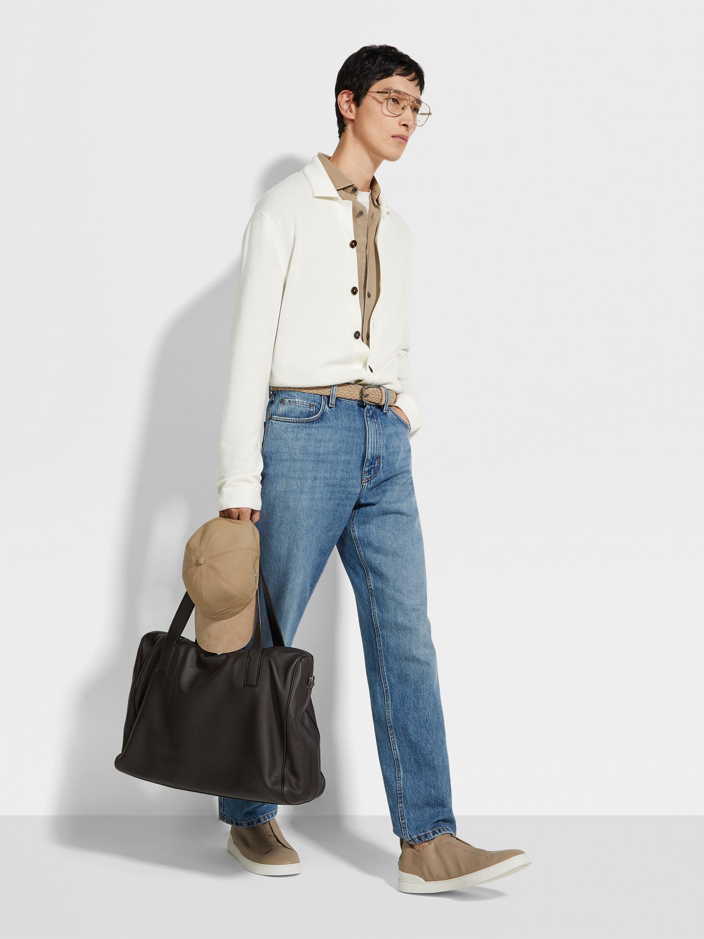 白色羊毛衬衫 產品細節圖 #2