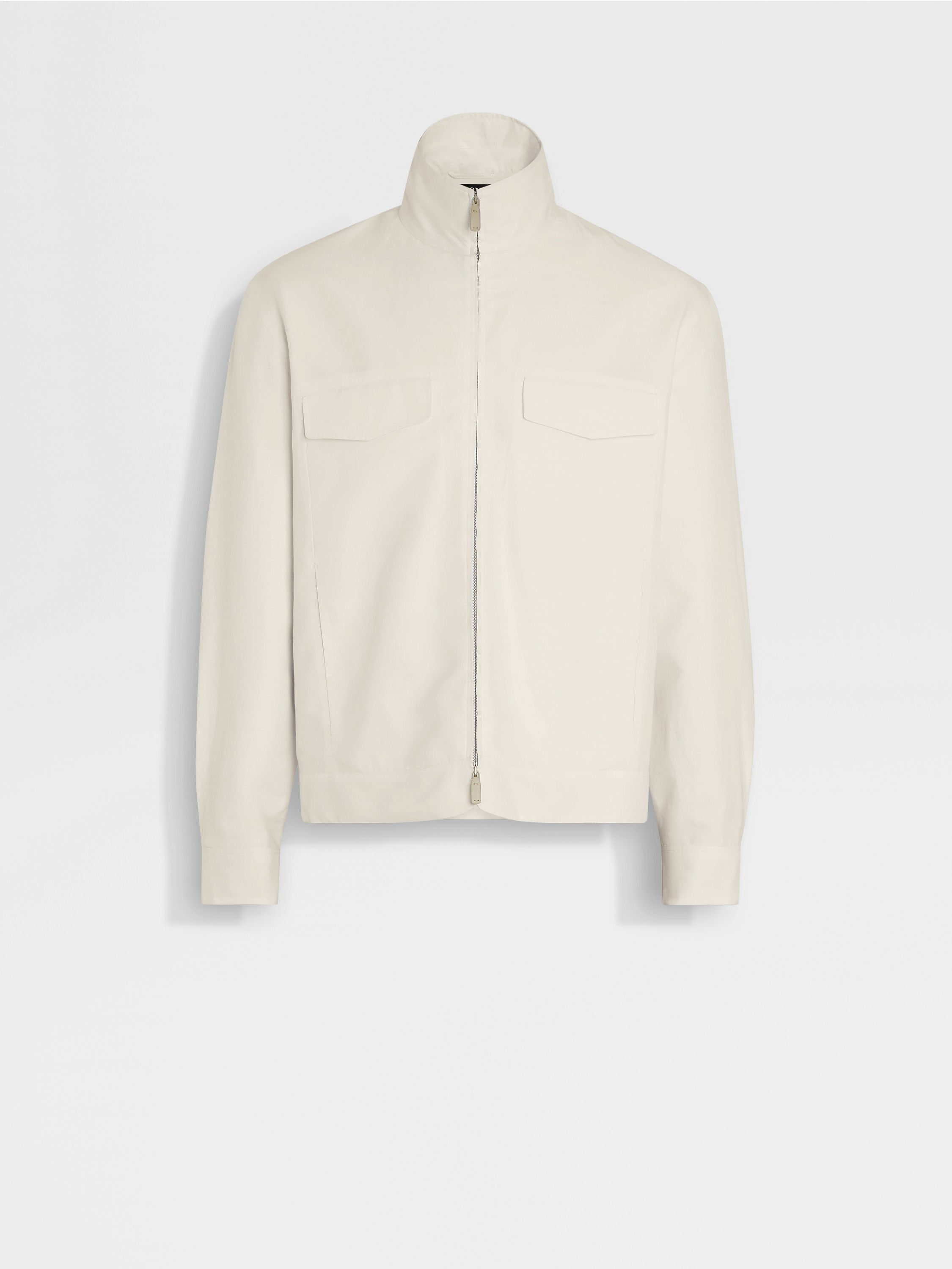 Crossover Cotton Linen and Silk Overshirt Main product photo