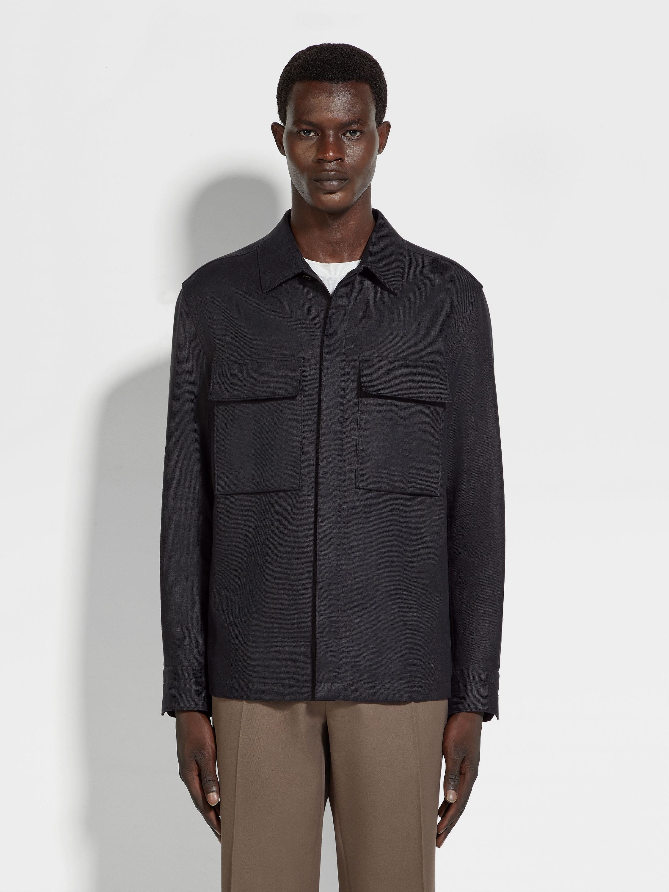 Oasi Lino Overshirt Product detail photo #3