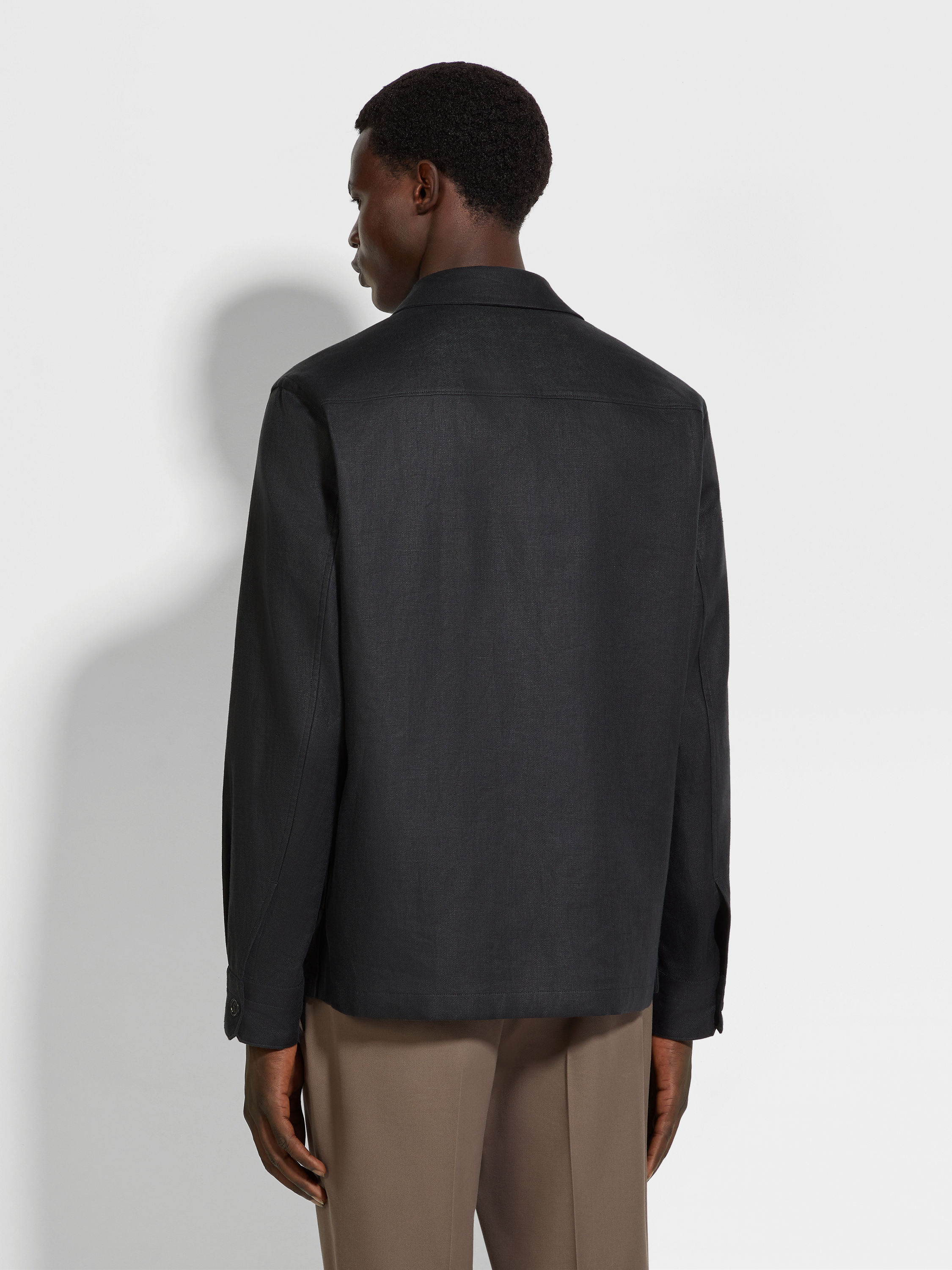 Oasi Lino Overshirt Product detail photo #4