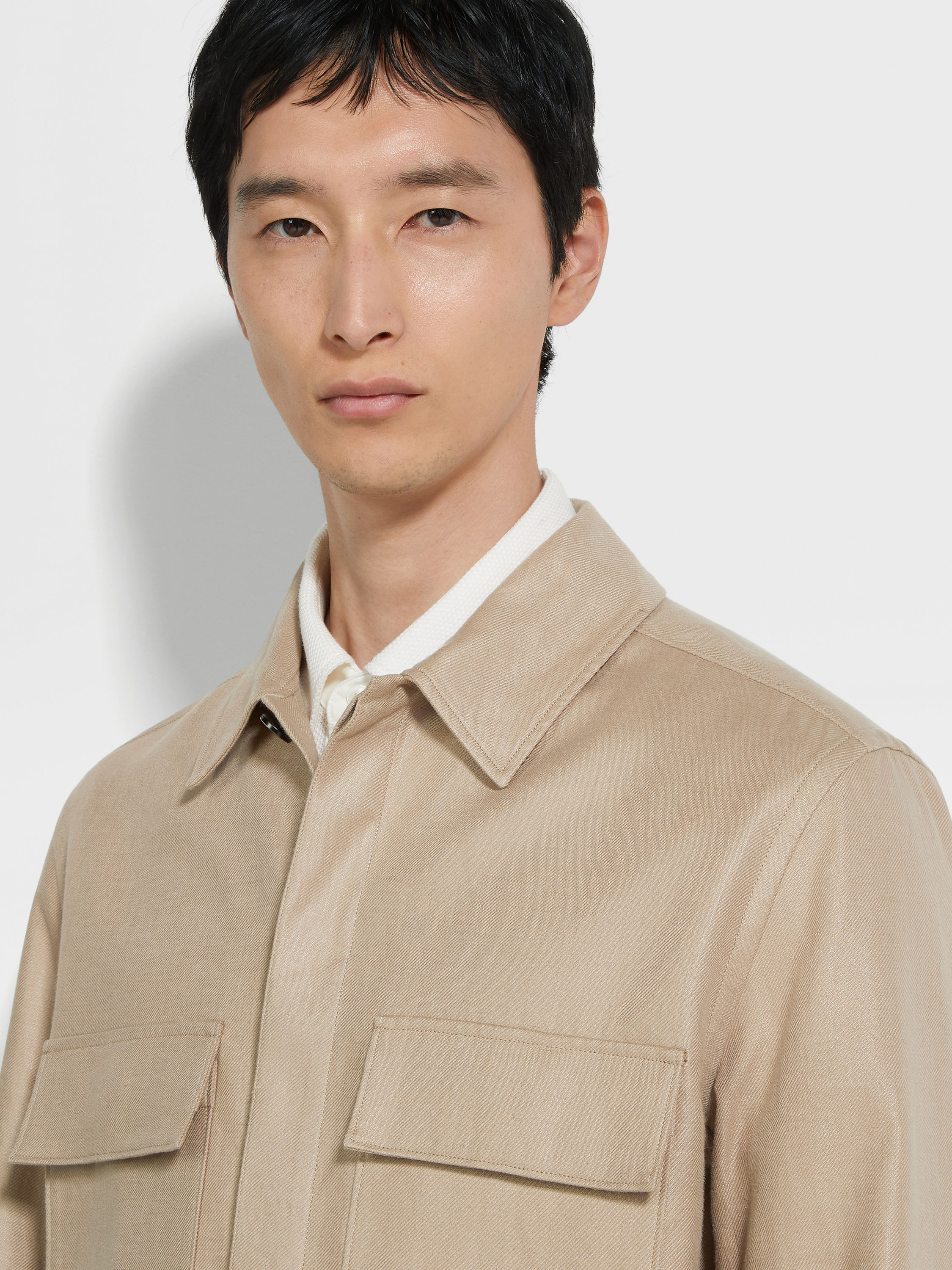 Oasi Lino Overshirt Product detail photo #2