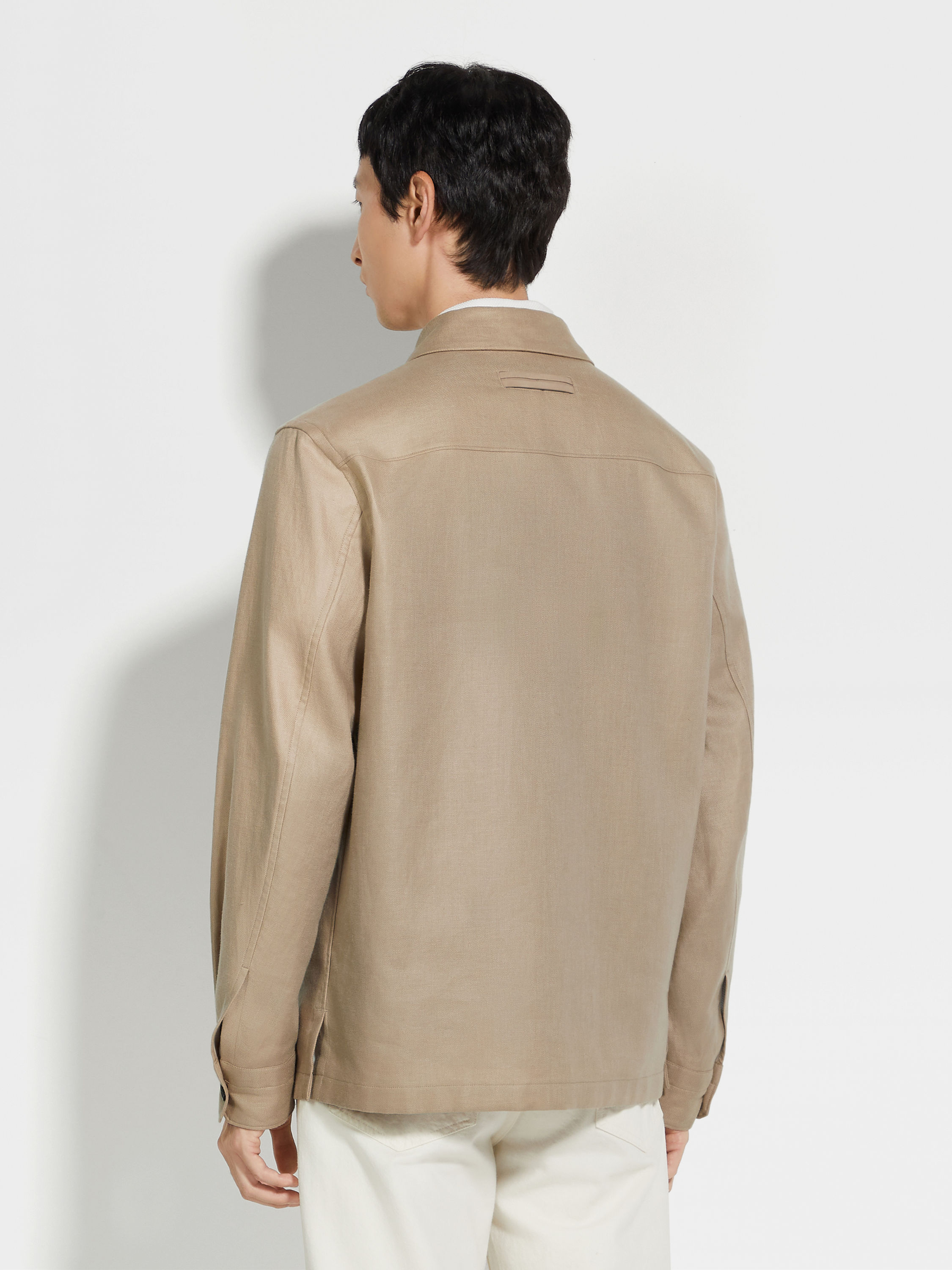 Oasi Lino Overshirt Product detail photo #4