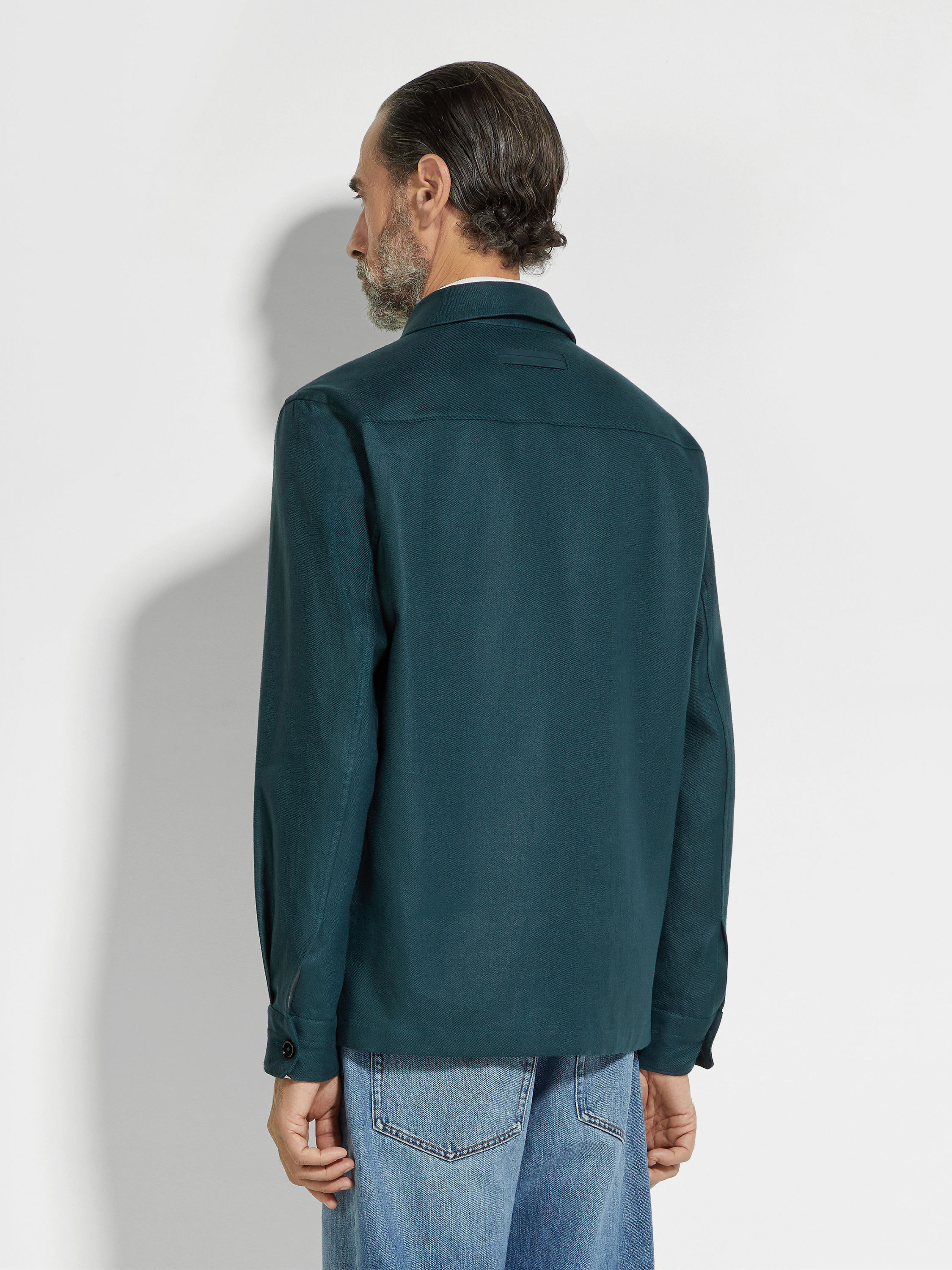 Oasi Lino Overshirt Product detail photo #4