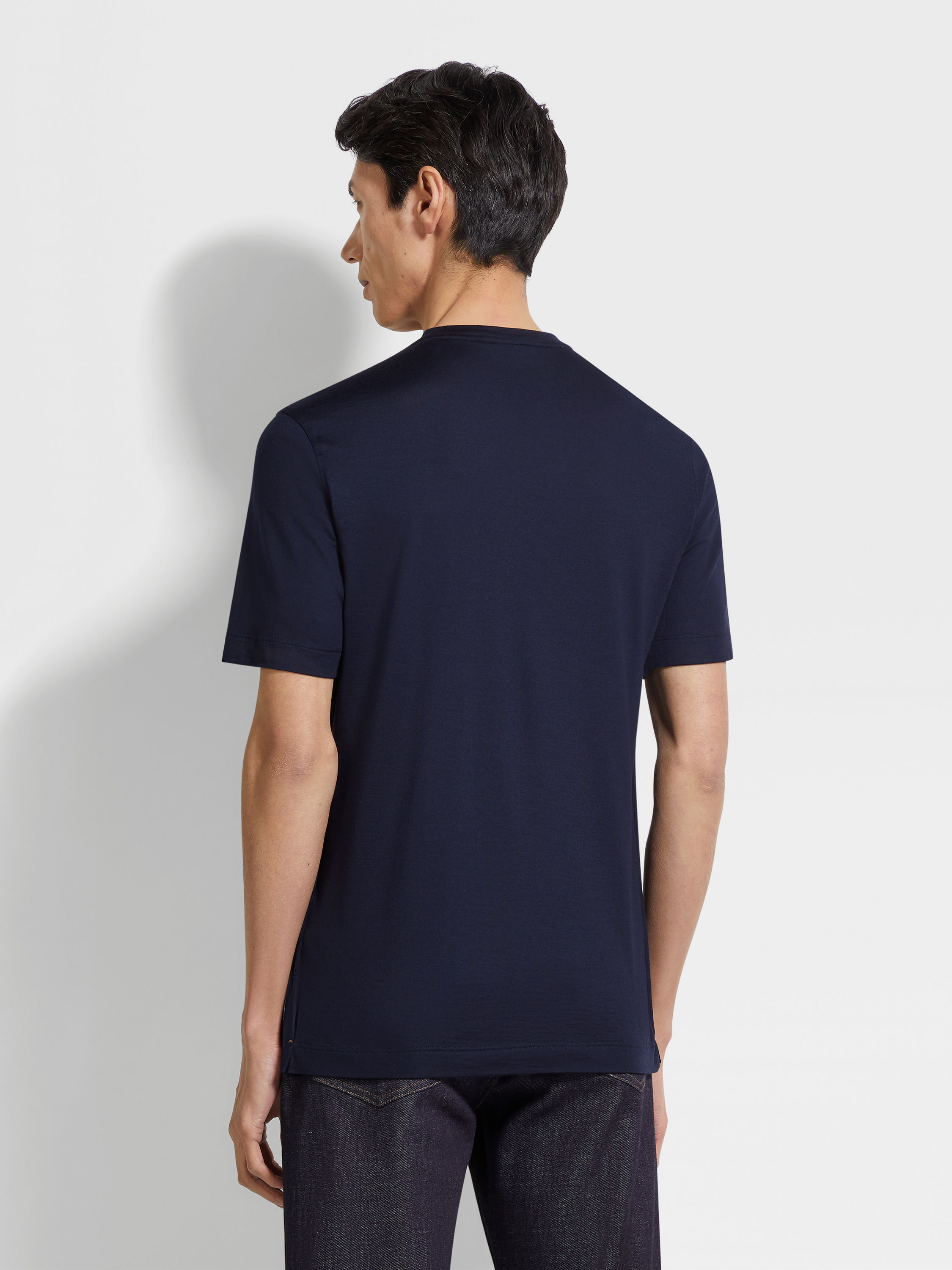Navy Blue Vellus Aureum T-shirt Product detail photo #4