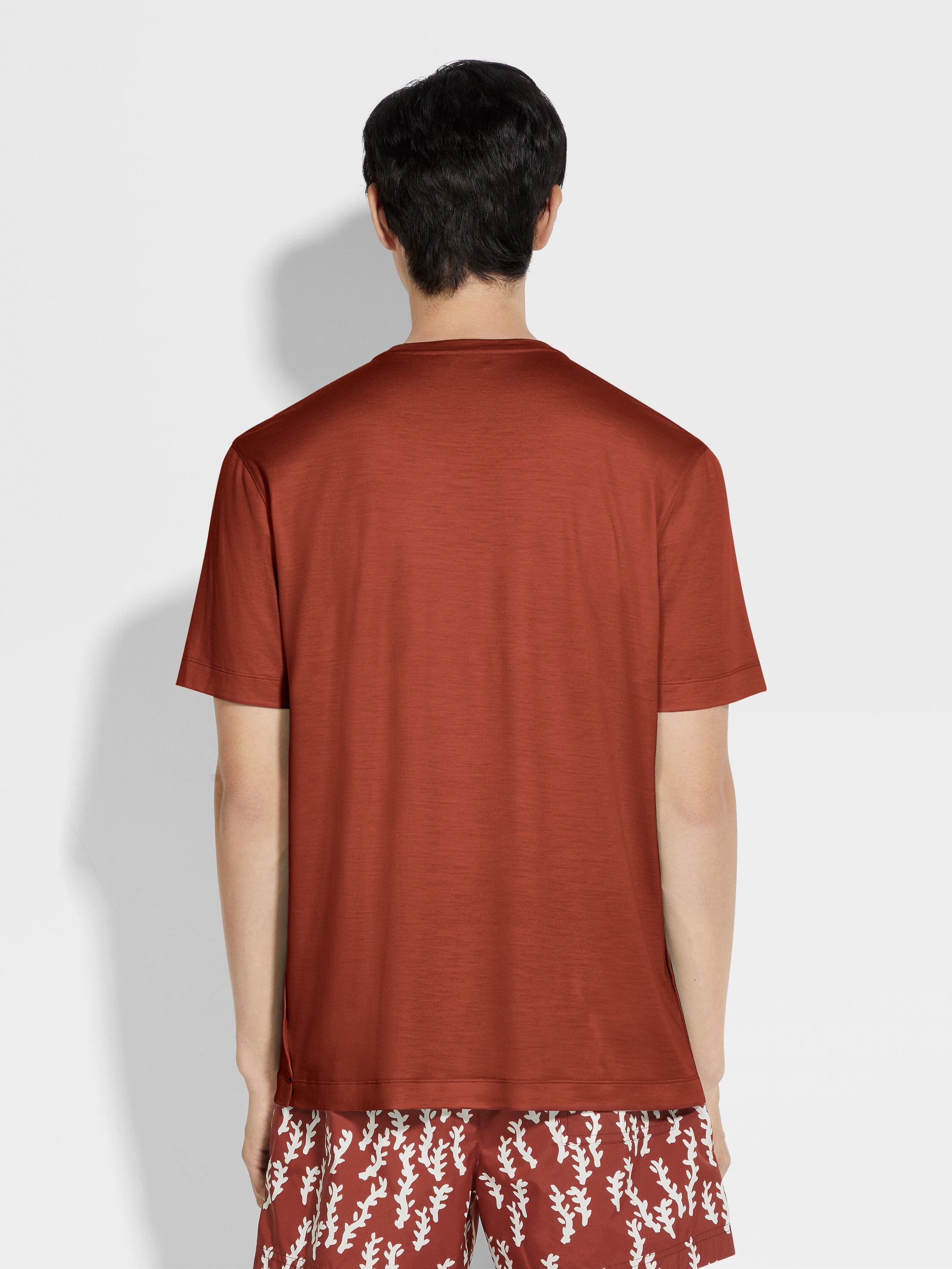 Brick Red Vellus Aureum T-shirt Product detail photo #4