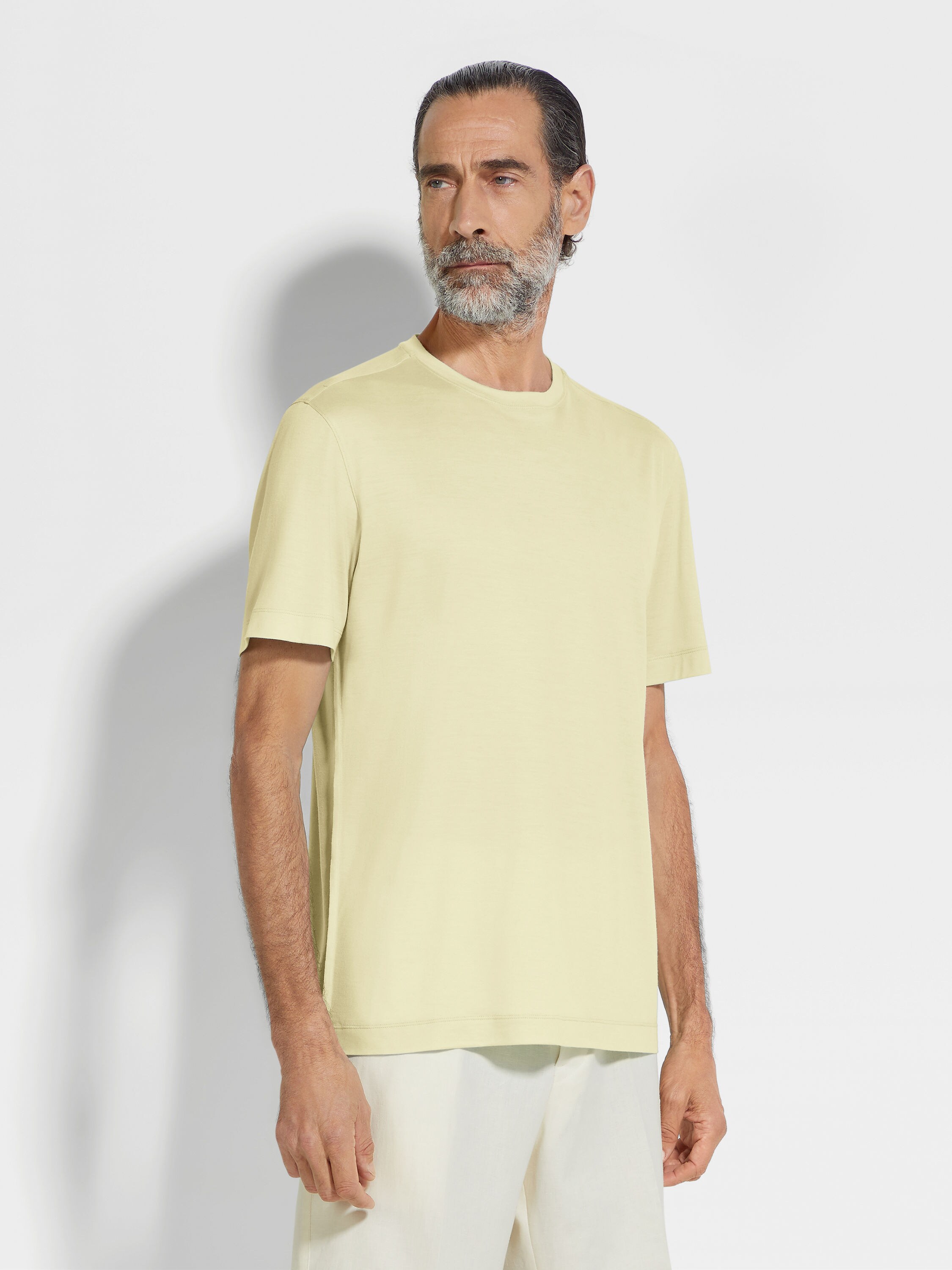 Light Yellow Vellus Aureum T-shirt Product detail photo #3